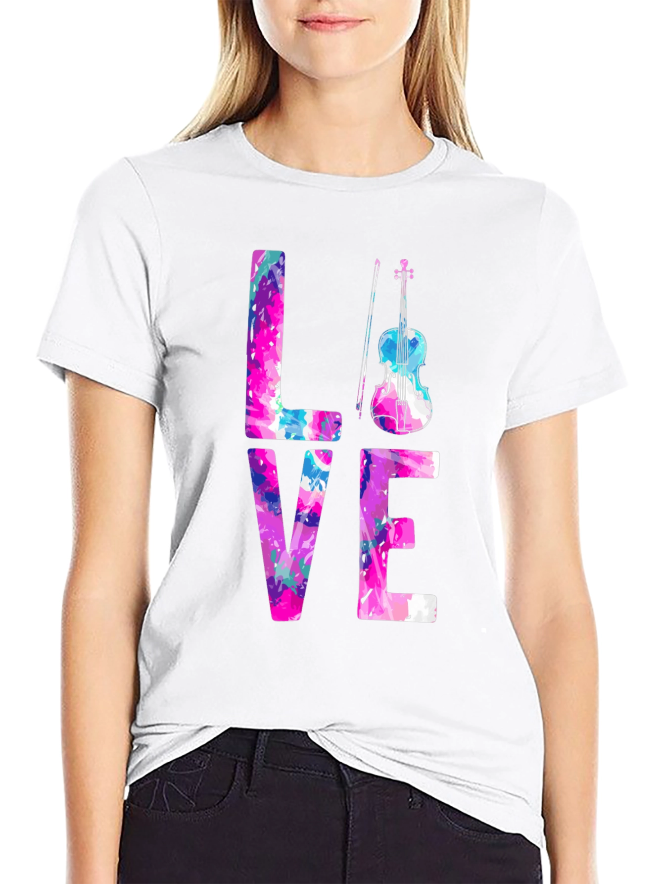 Violin Love T-Shirt - Music Lovers Tee
