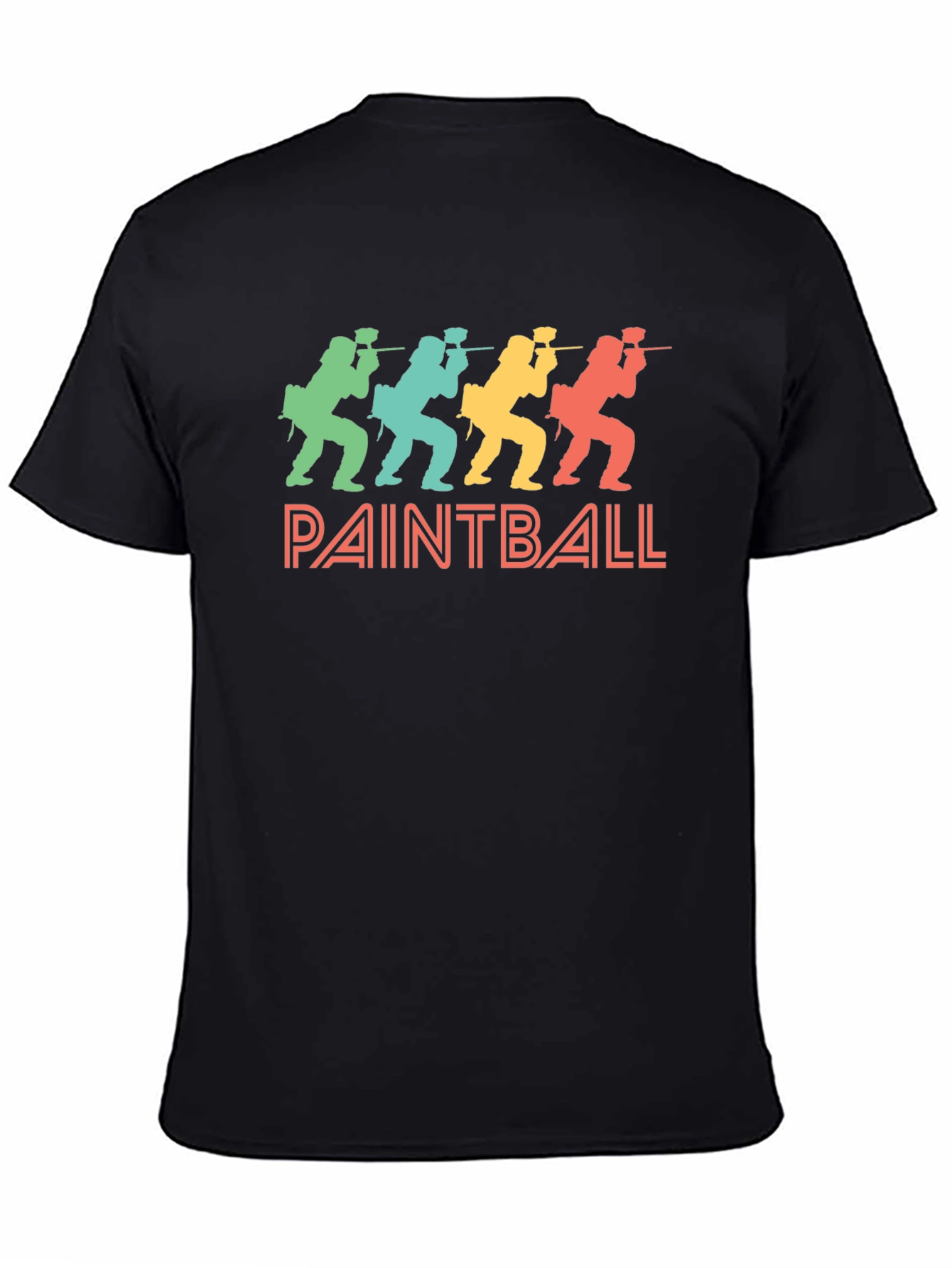 Retro Paintball Graphic T-Shirt