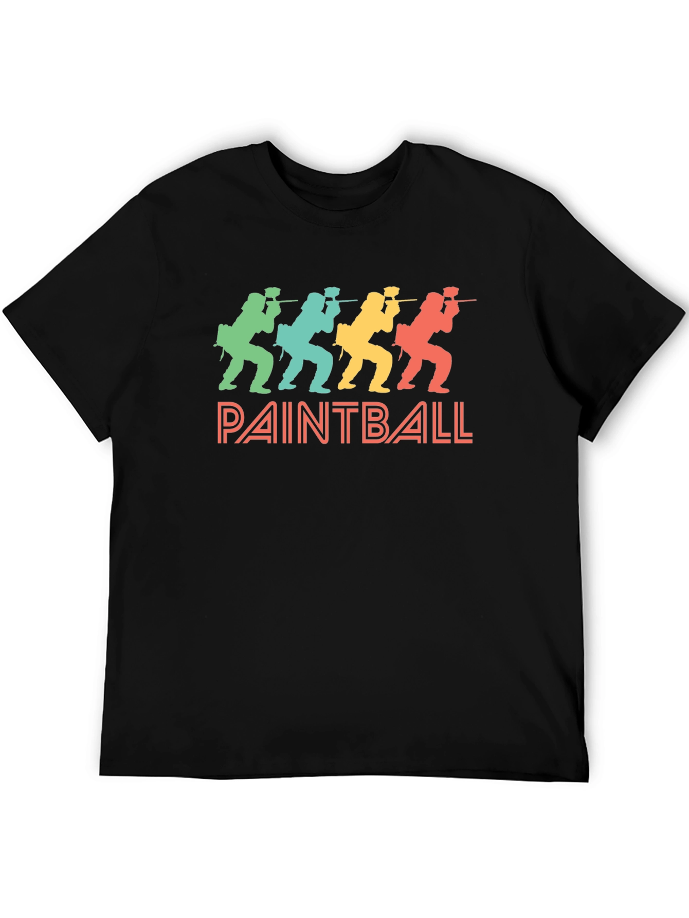 Retro Paintball Graphic T-Shirt