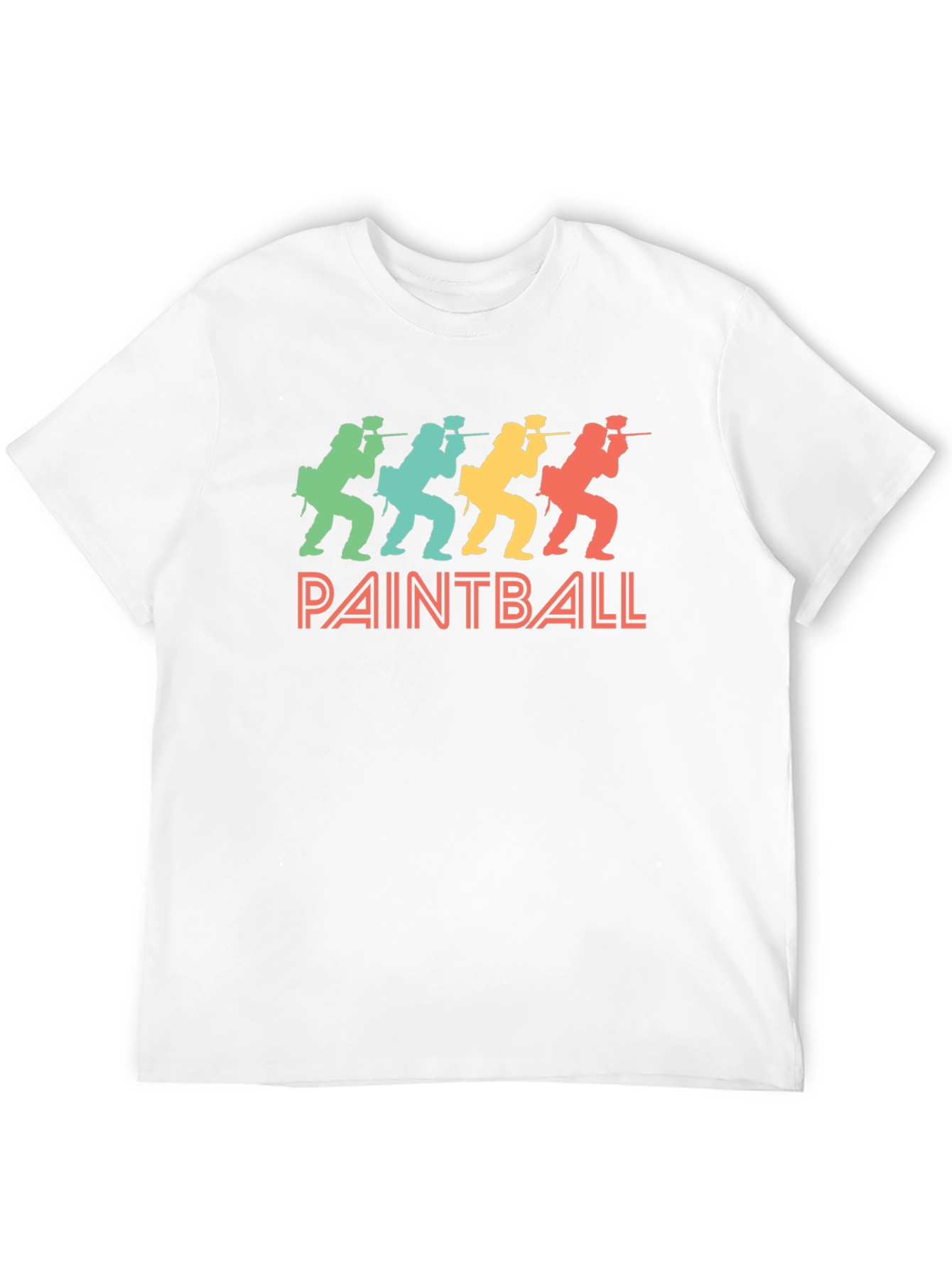 Retro Paintball Graphic T-Shirt