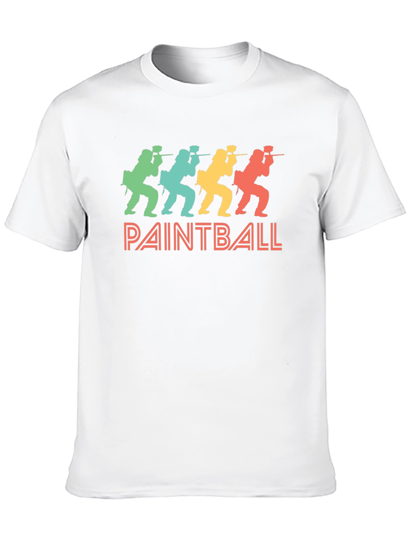 Retro Paintball Graphic T-Shirt