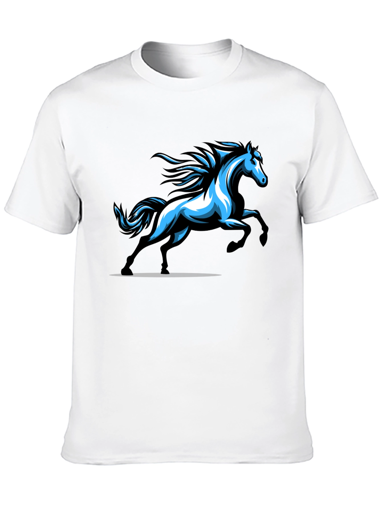 Black Horse Graphic T-Shirt