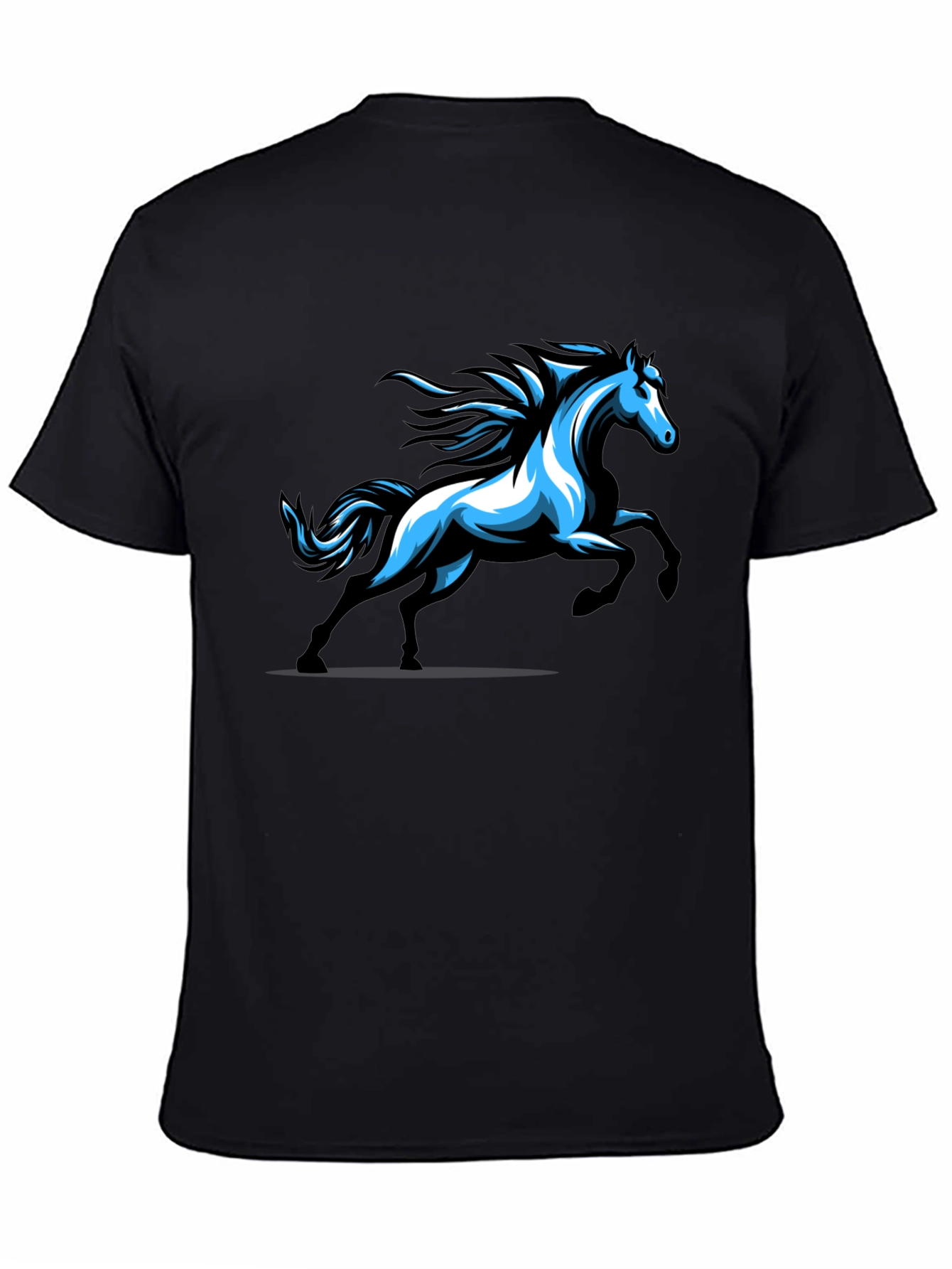Black Horse Graphic T-Shirt