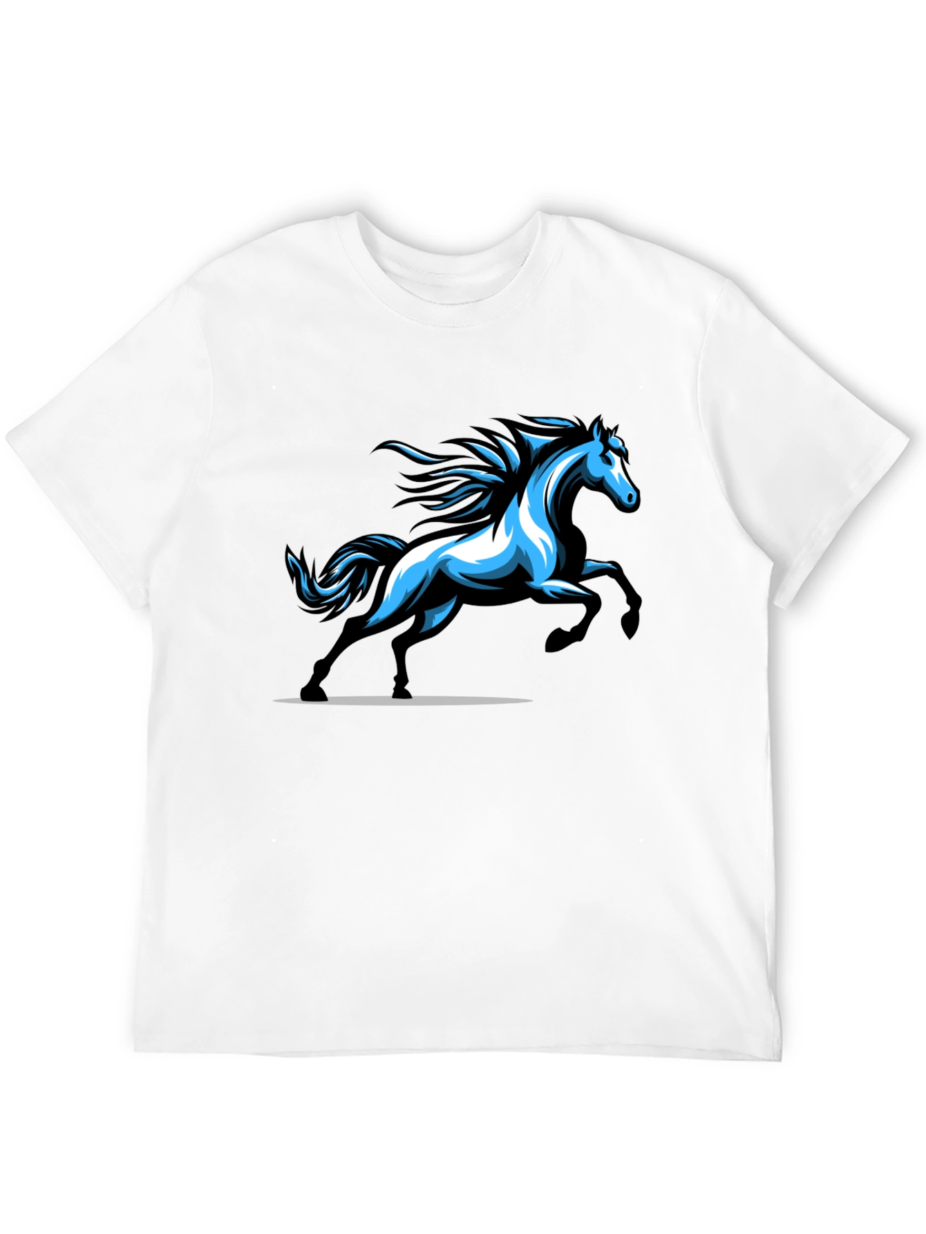 Black Horse Graphic T-Shirt