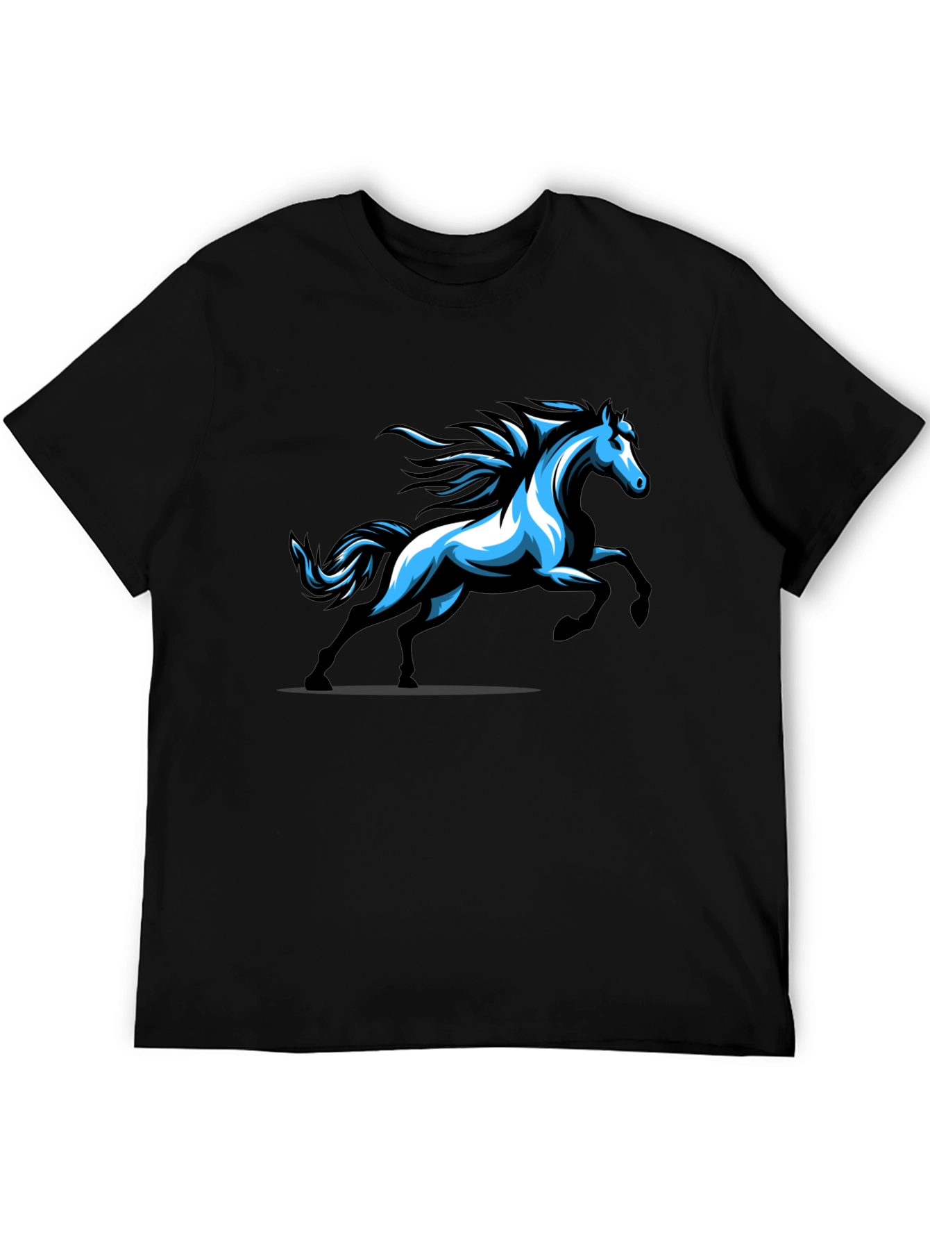 Black Horse Graphic T-Shirt