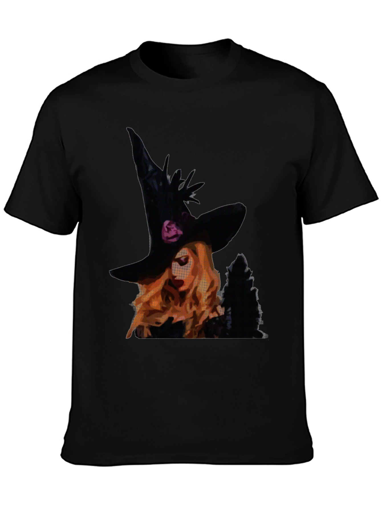Witch Graphic Tee - Halloween Shirt