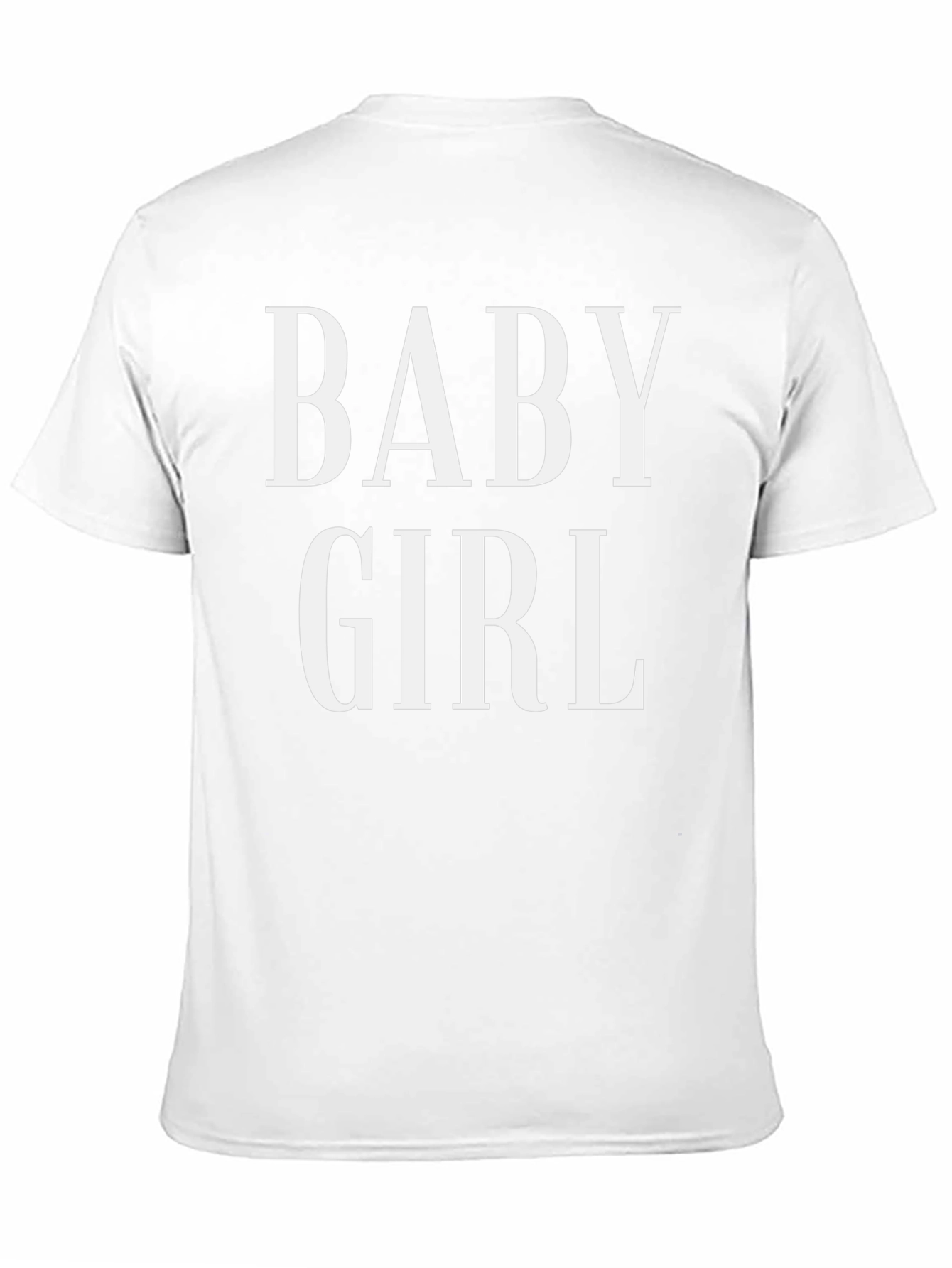 Baby Girl Graphic Tee - Trendy Black T-Shirt