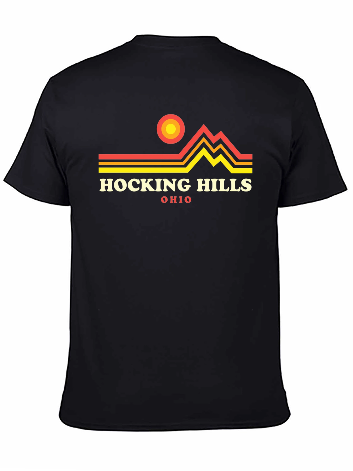 Hocking Hills Ohio Graphic Tee - Black