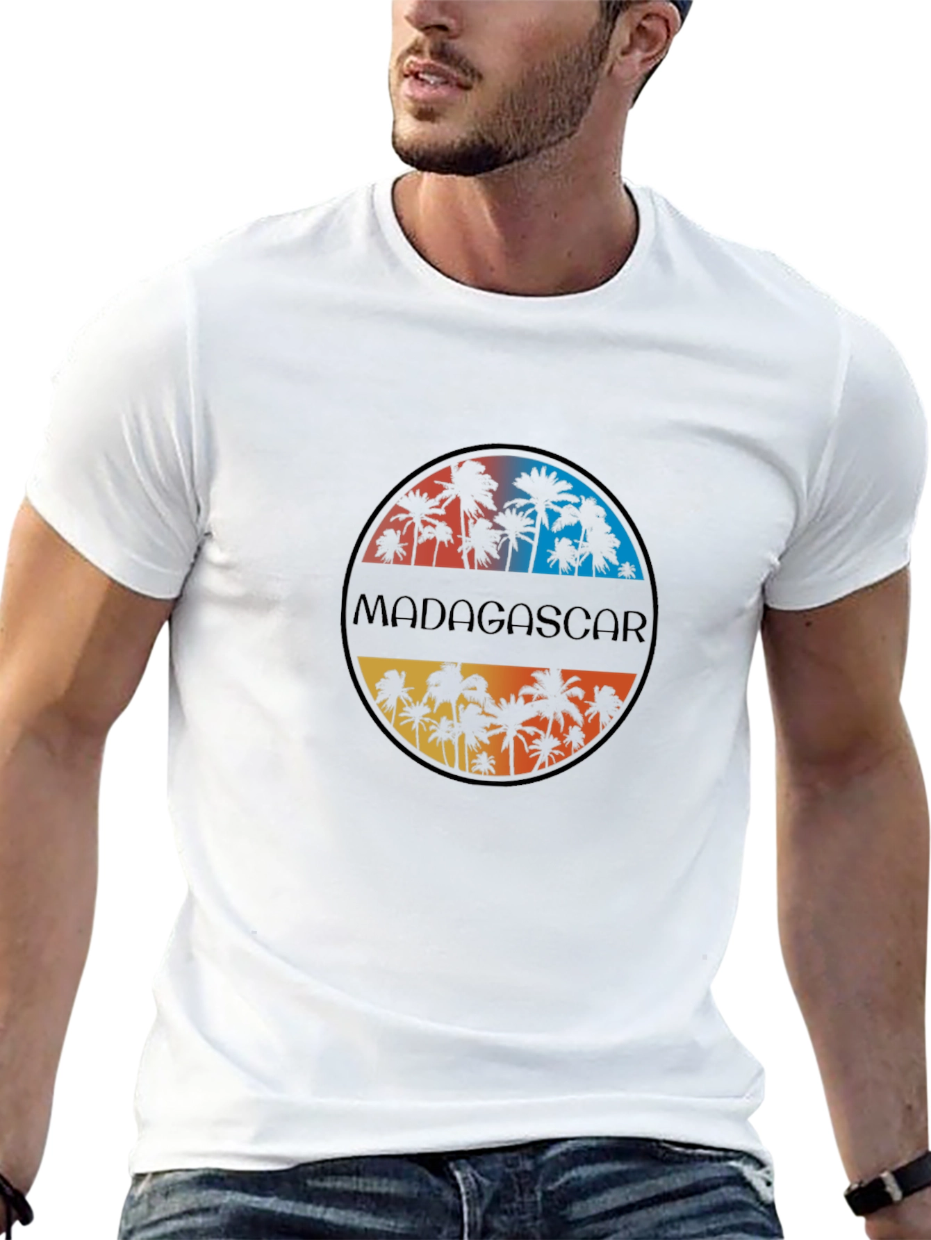 Madagascar Palm Tree Graphic Tee