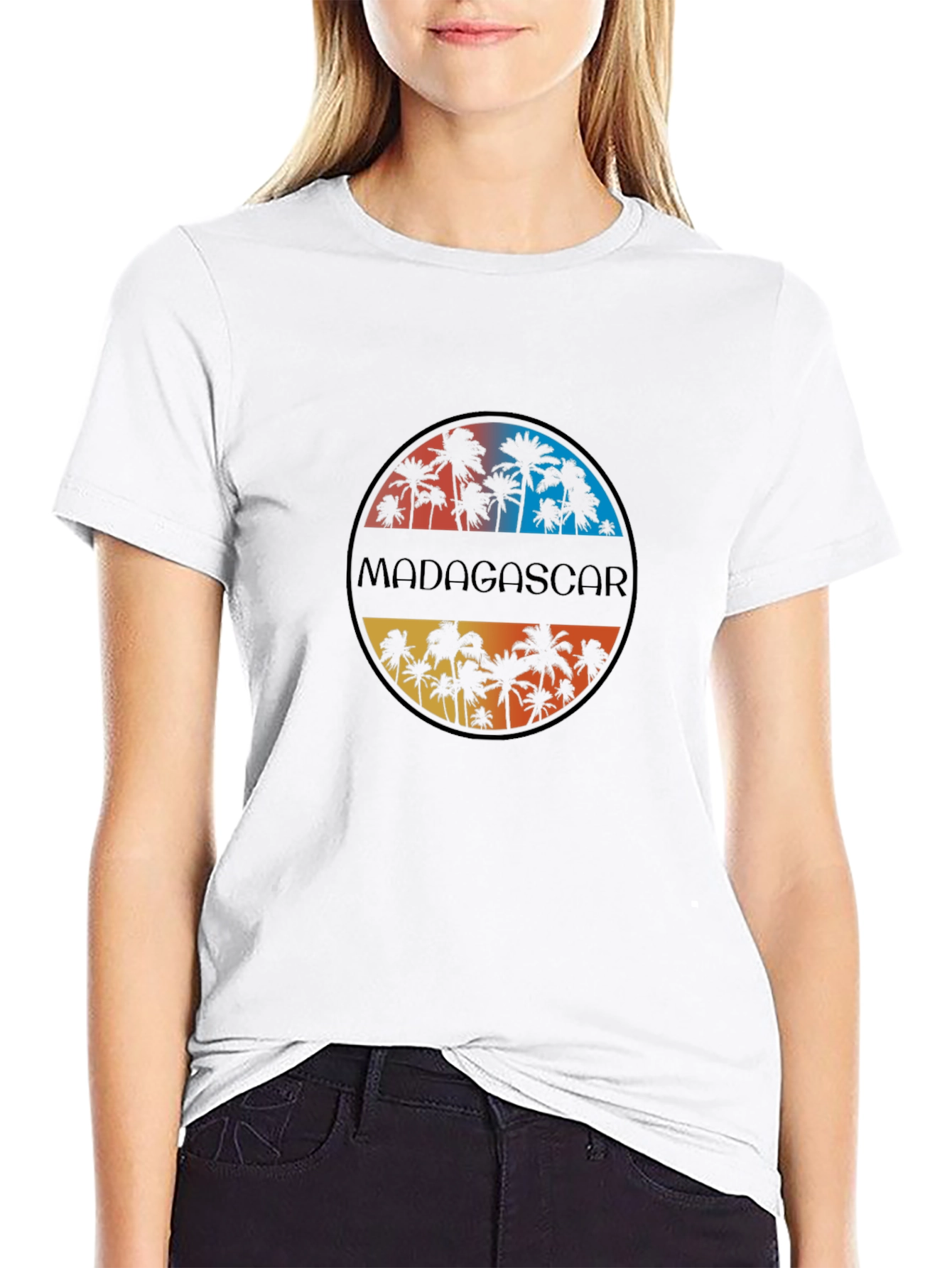 Madagascar Palm Tree Graphic Tee