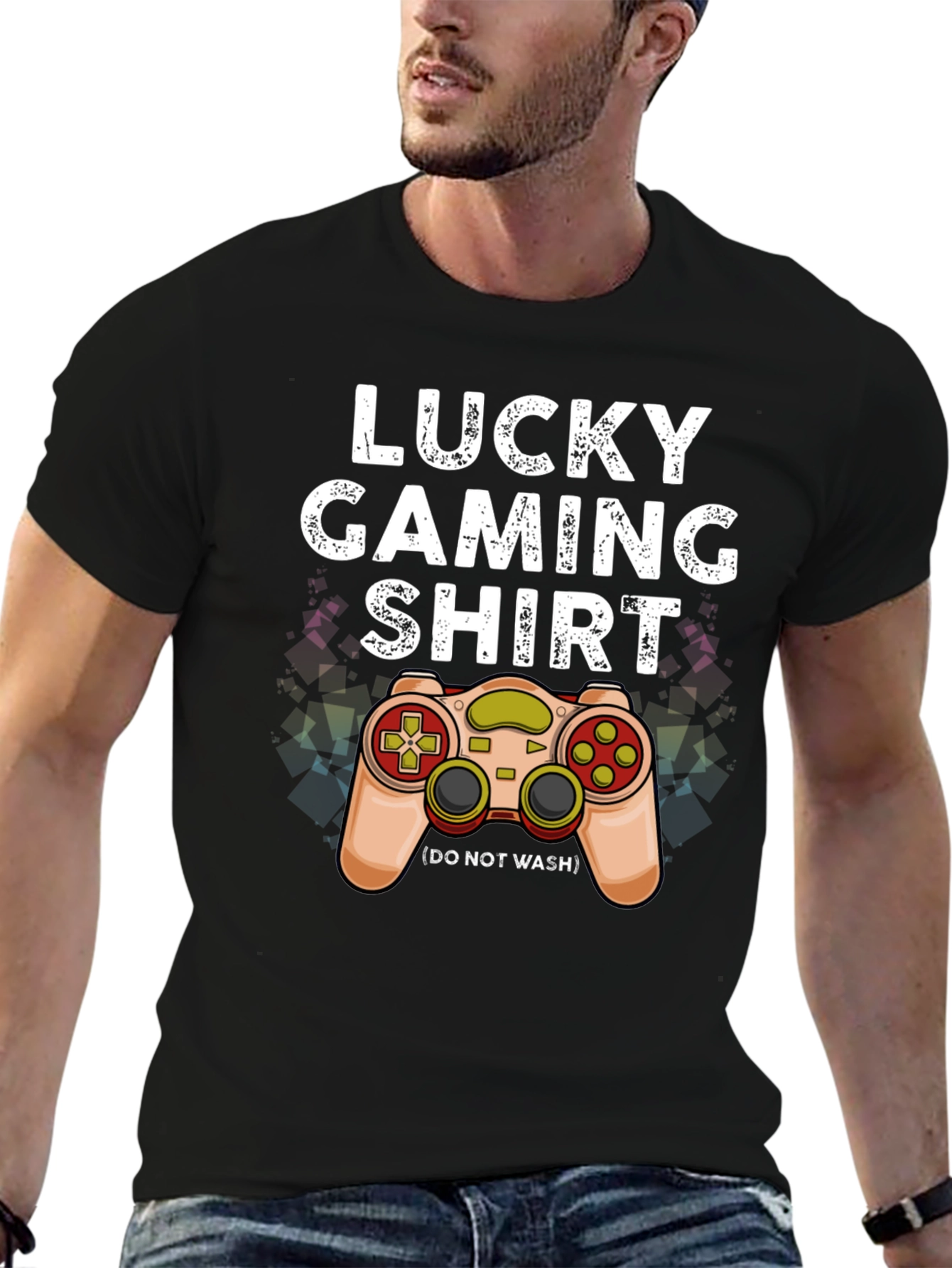 Lucky Gaming Shirt - Dont Wash Gamer Tee