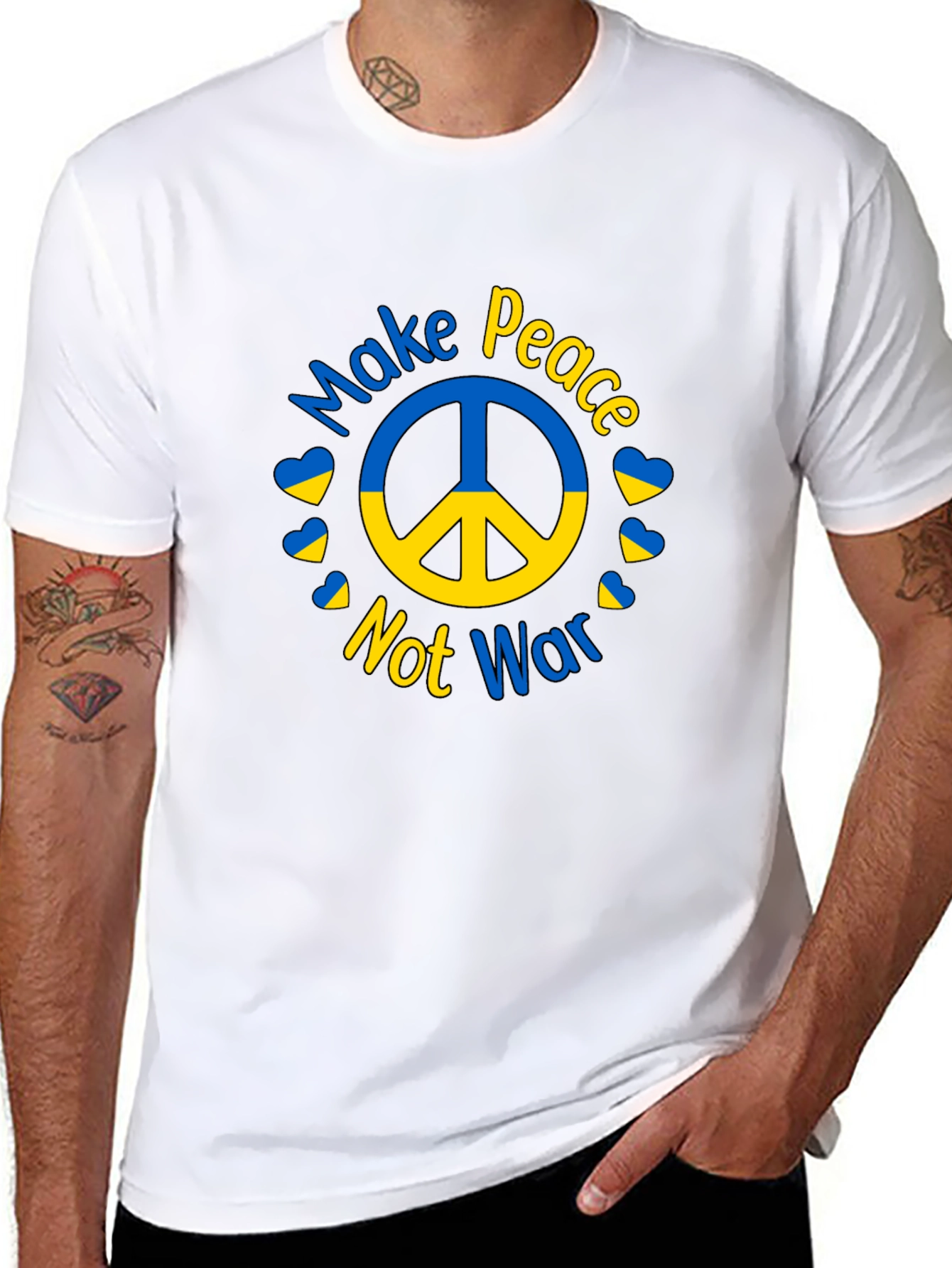 Make Peace T-Shirt Ukraine Support