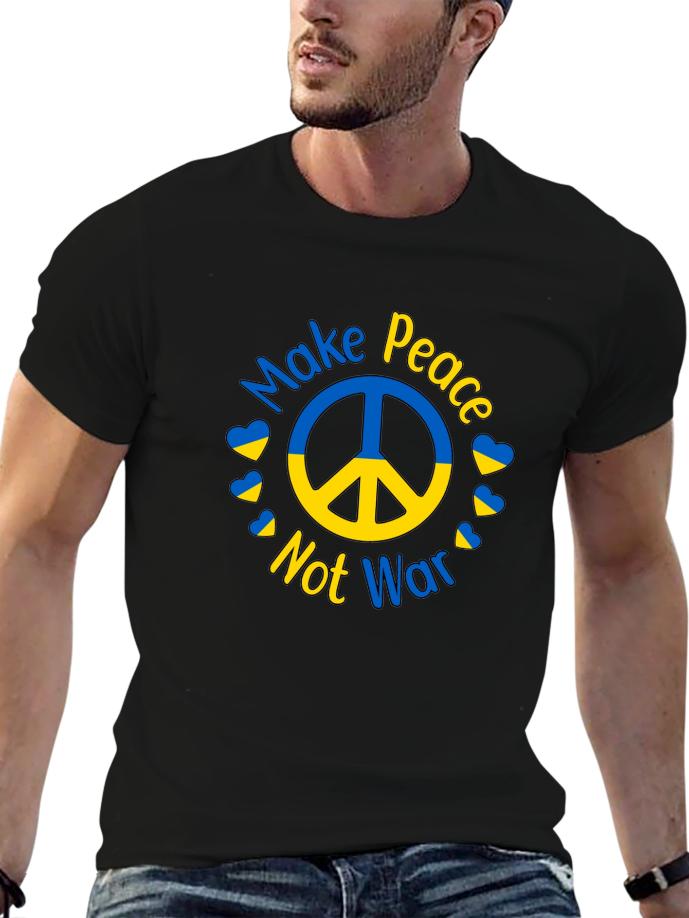 Make Peace T-Shirt Ukraine Support