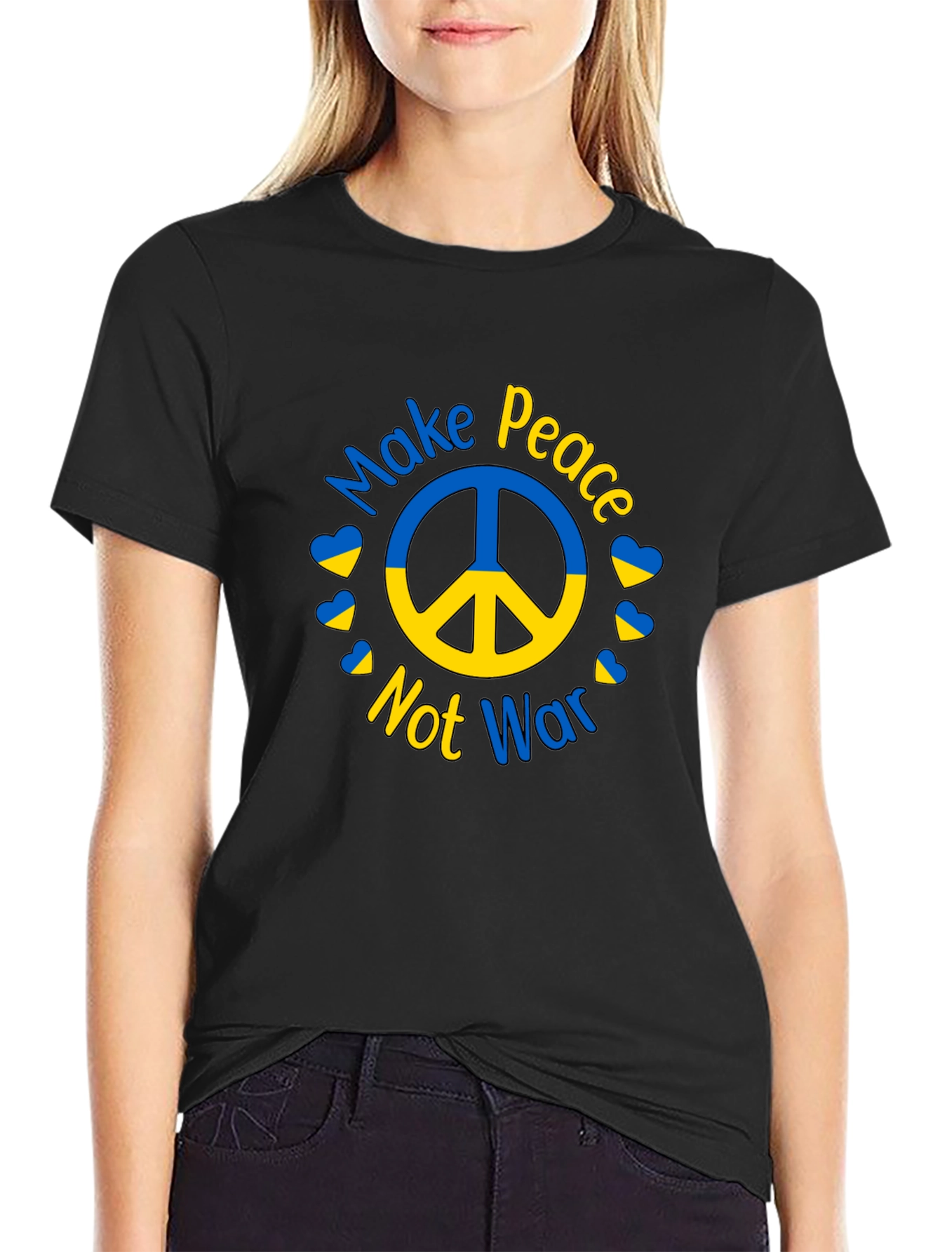 Make Peace T-Shirt Ukraine Support