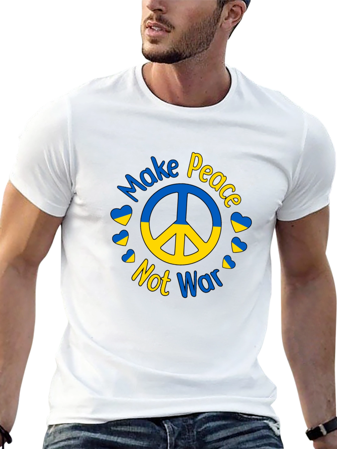 Make Peace T-Shirt Ukraine Support
