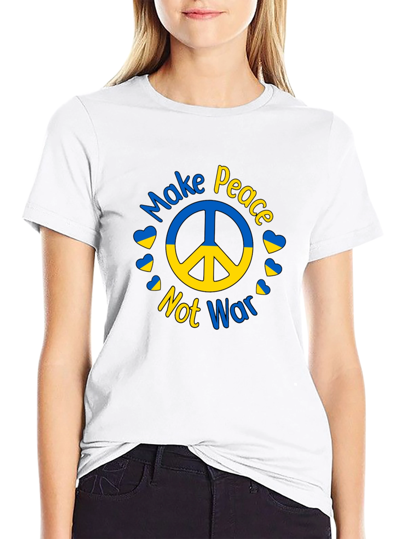 Make Peace T-Shirt Ukraine Support