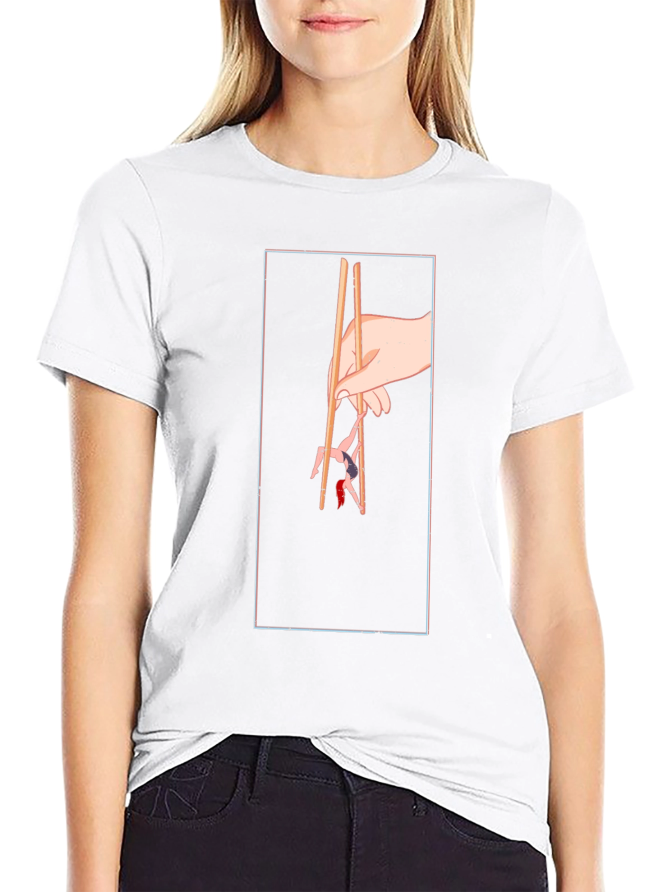 Chopstick Art Graphic Tee