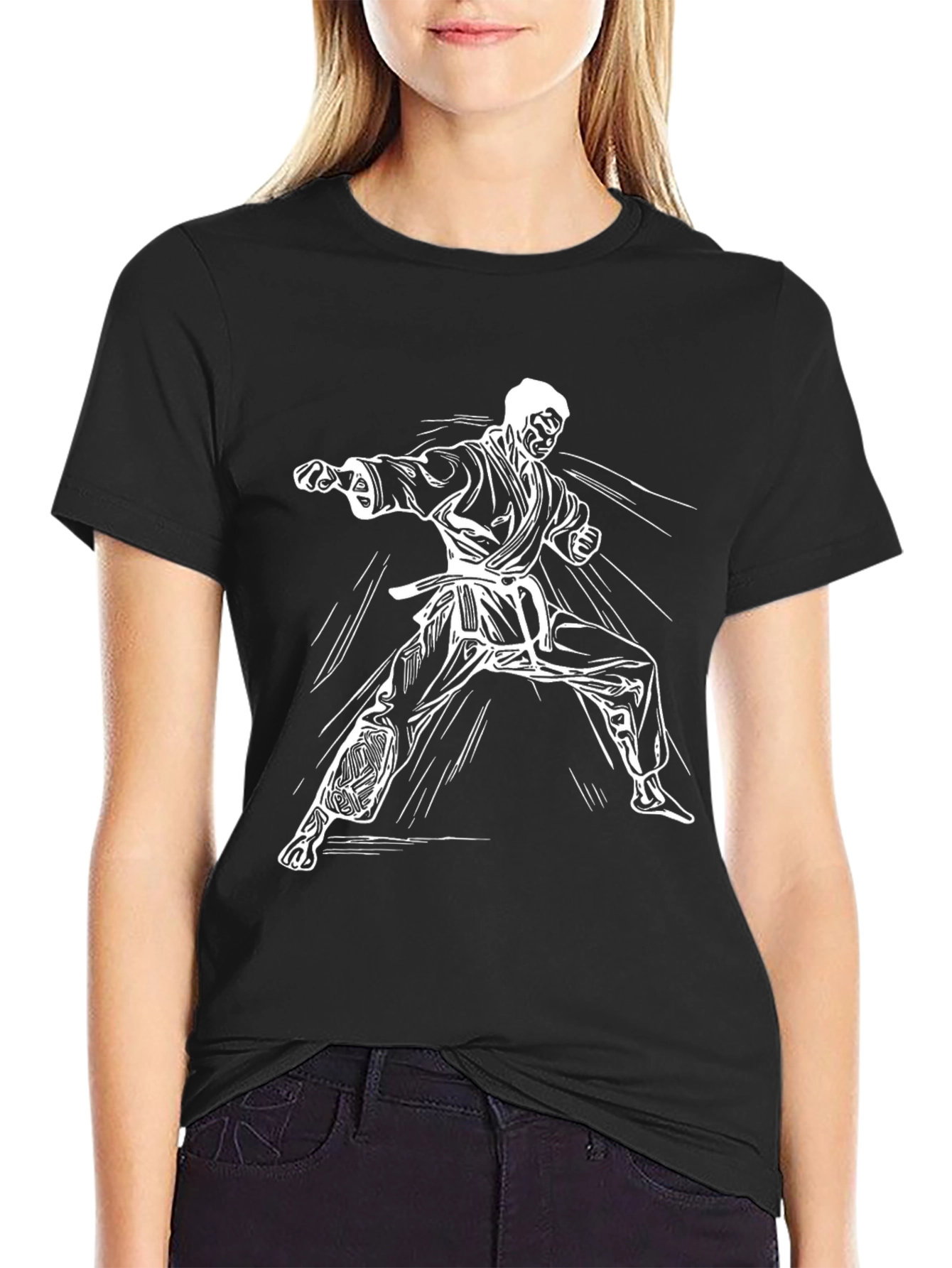 Karate Graphic Tee - Black