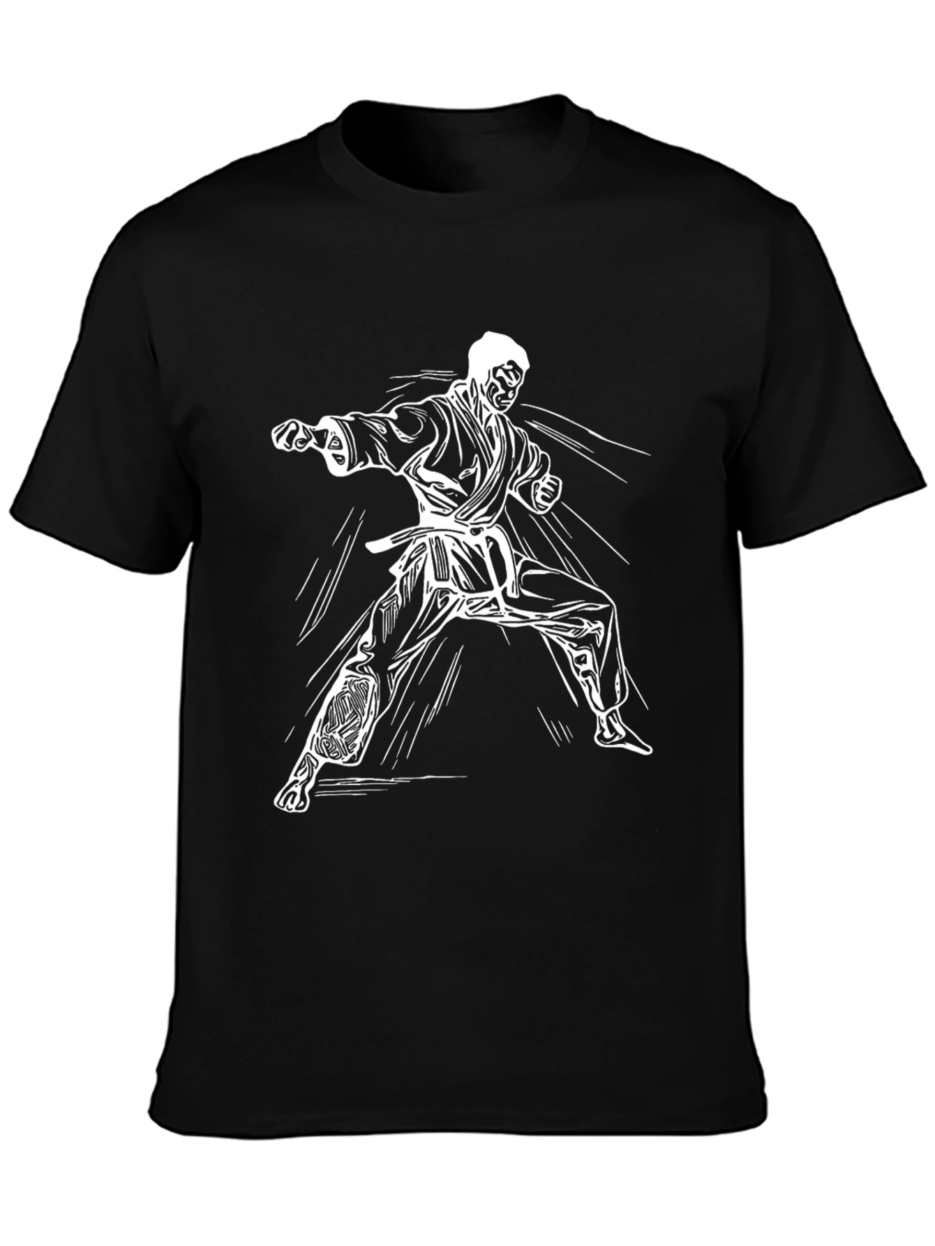 Karate Graphic Tee - Black
