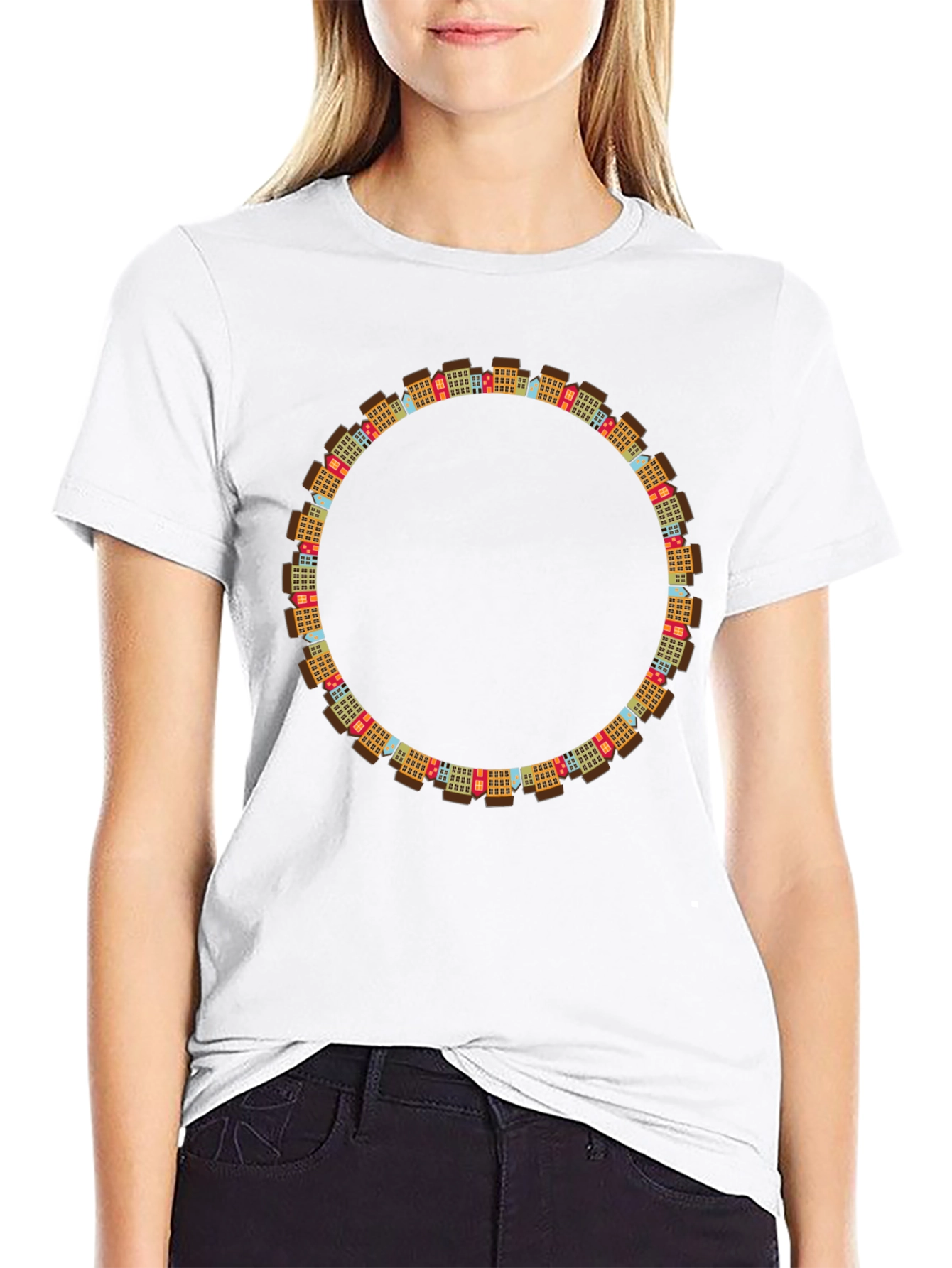 Urban Circle Black T-Shirt