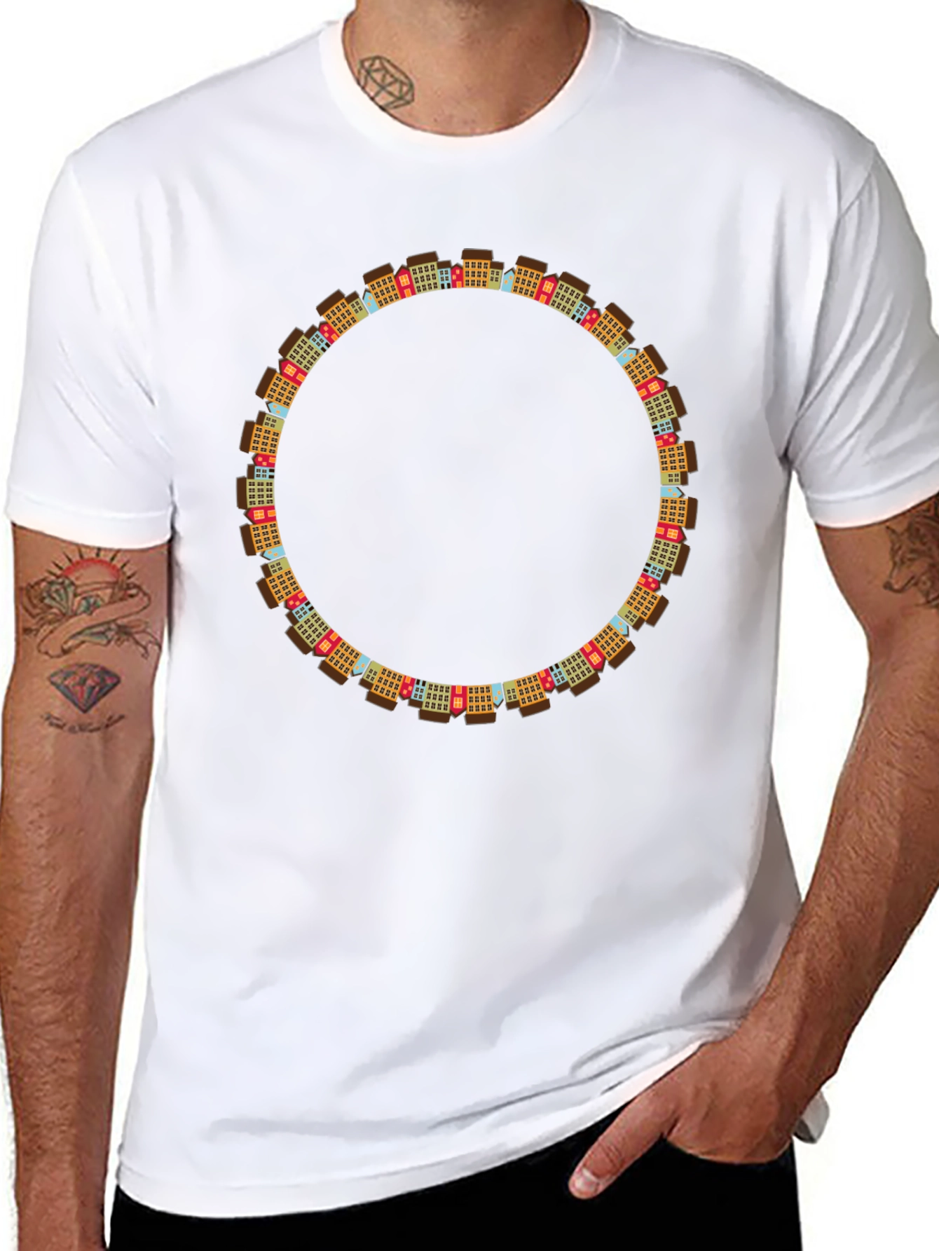 Urban Circle Black T-Shirt