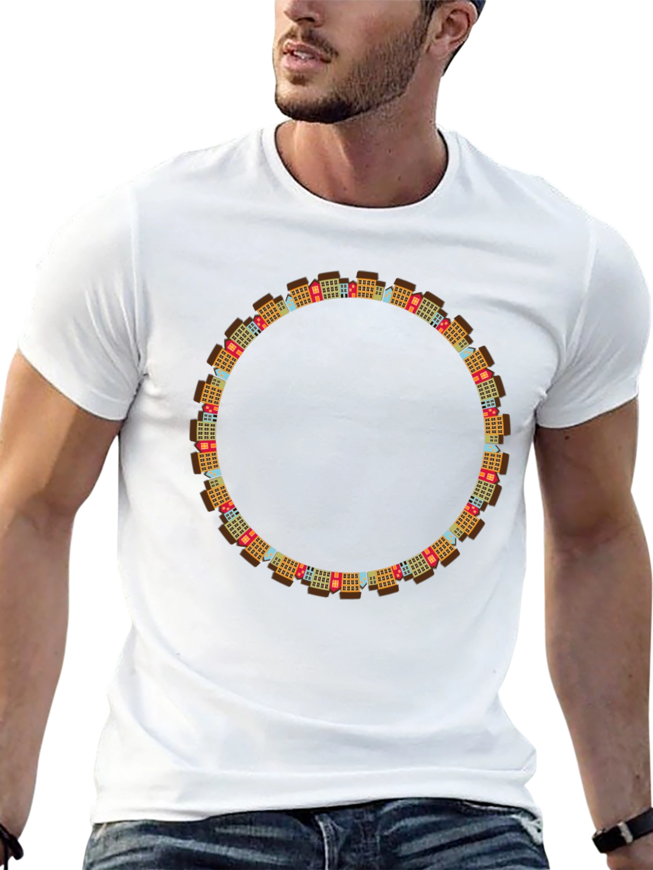 Urban Circle Black T-Shirt