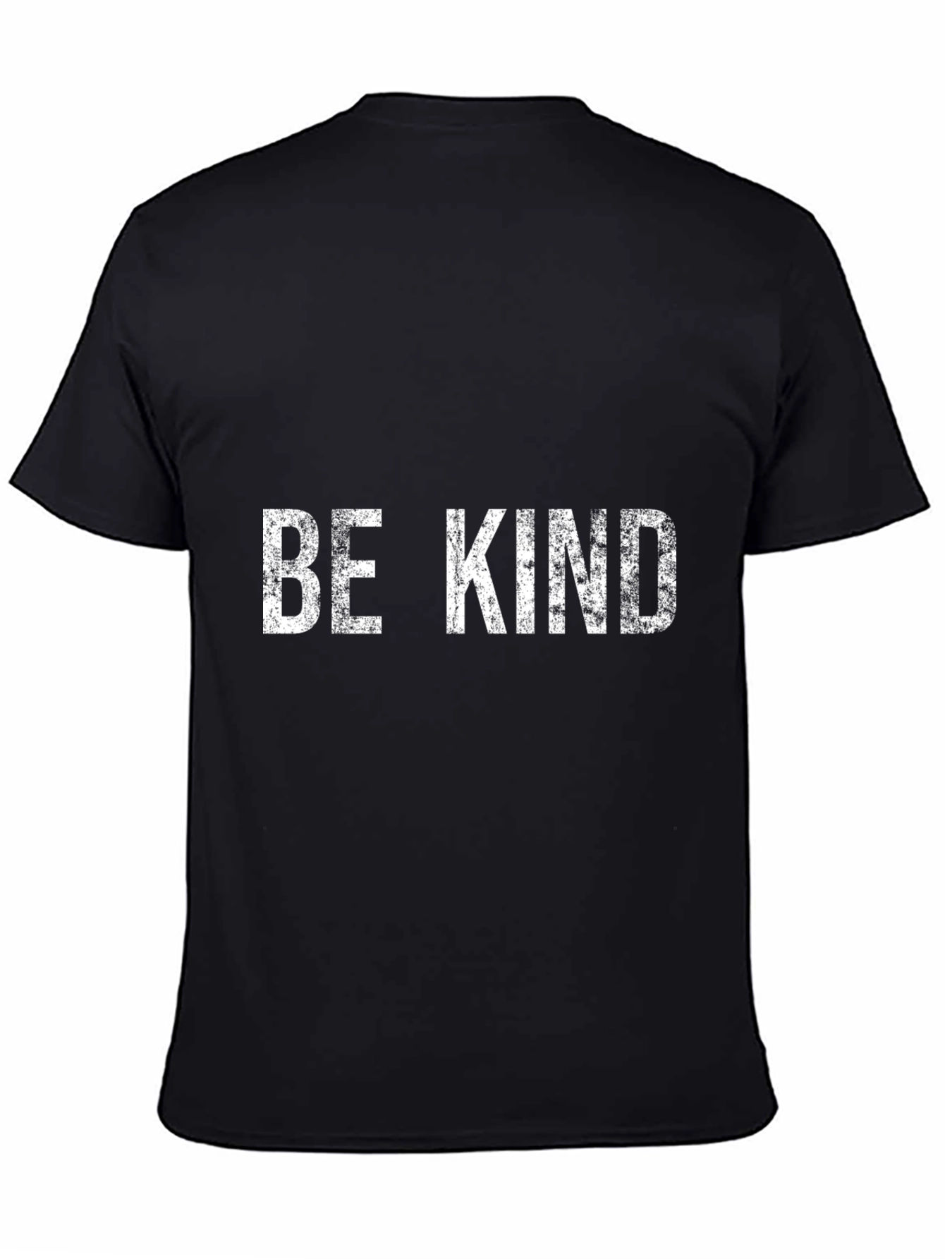 Be Kind Graphic Tee - Black Cotton Blend Shirt