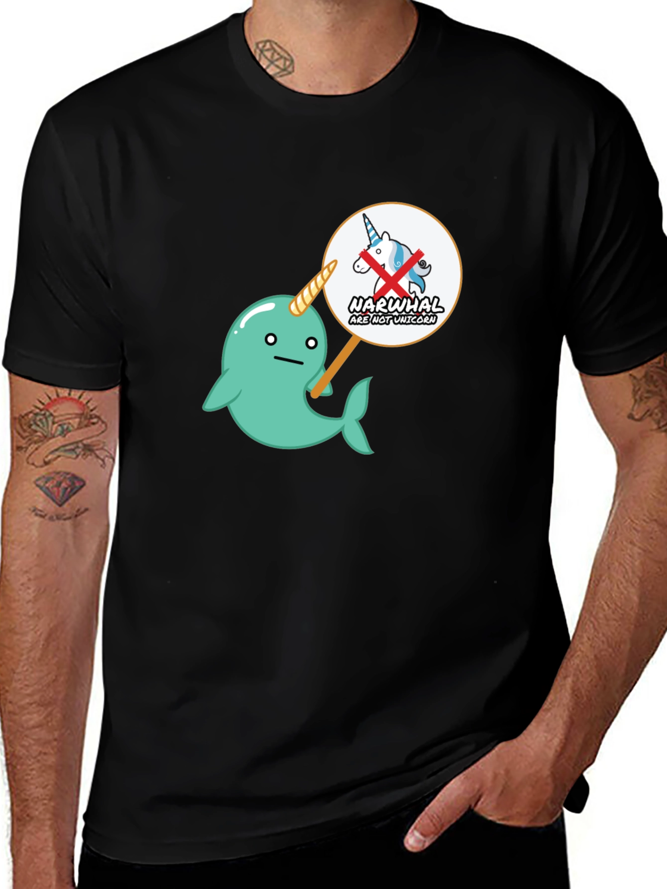 Narwhal Are Not Unicorns Graphic Tee