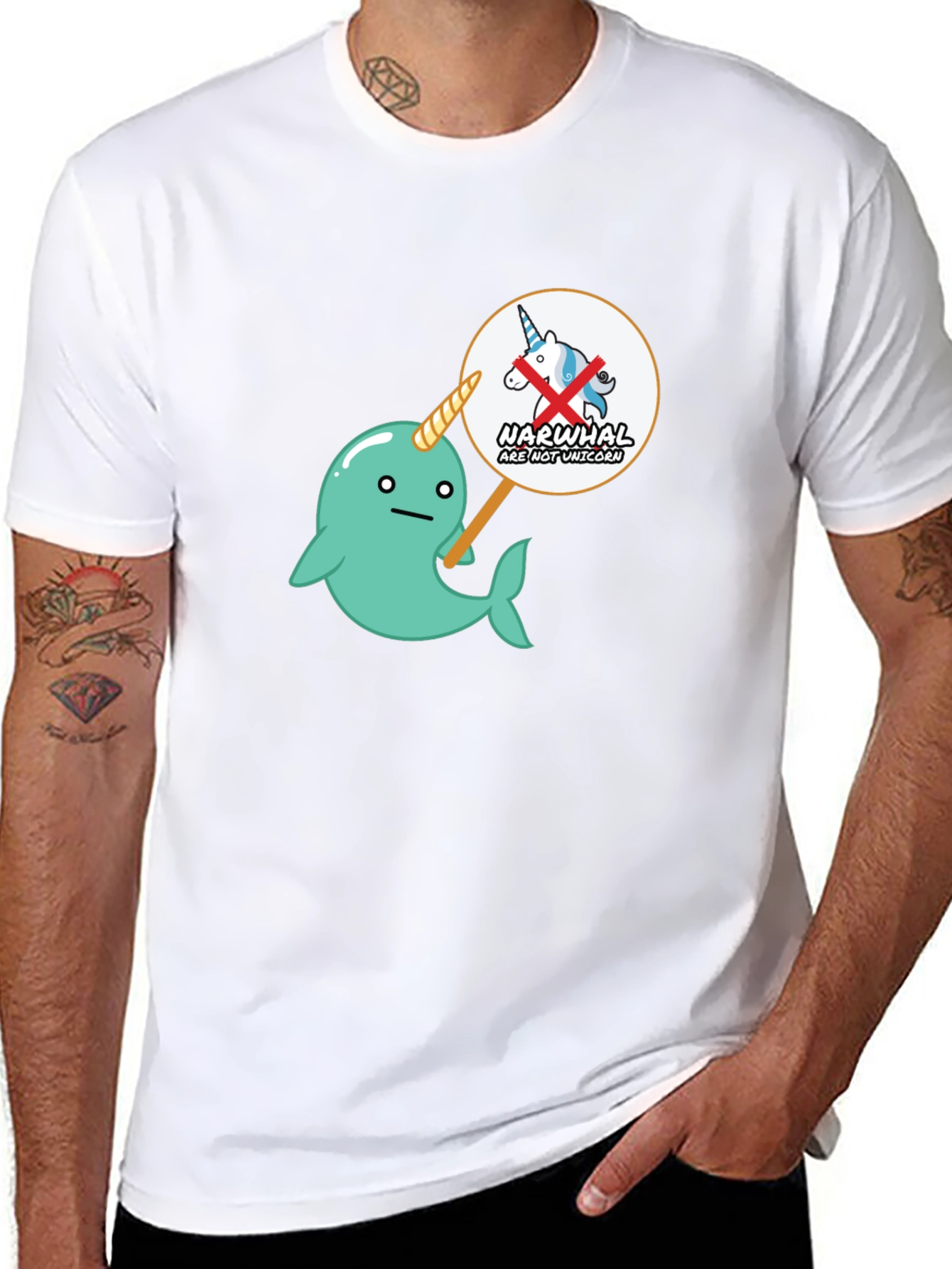 Narwhal Are Not Unicorns Graphic Tee