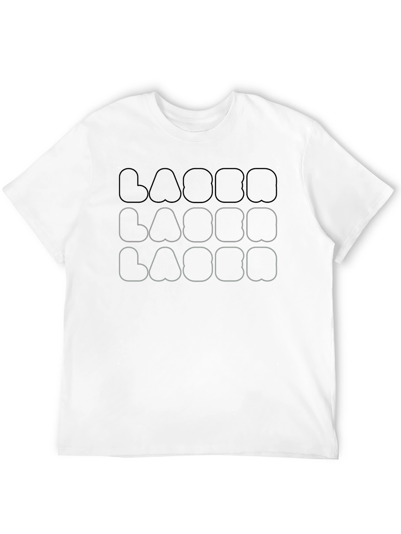 Trendy Letter Graphic Black T-Shirt