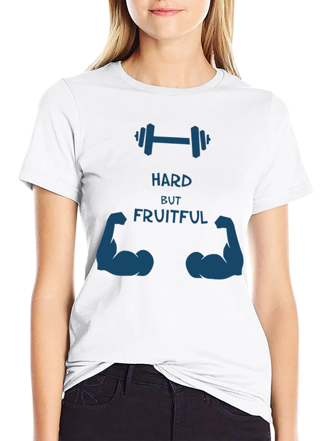 Hard but Fruitful Graphic Tee - Gym Motivation