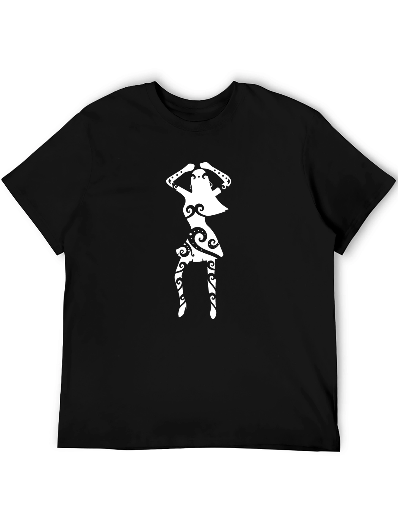 Tribal Dancer Graphic Black T-Shirt