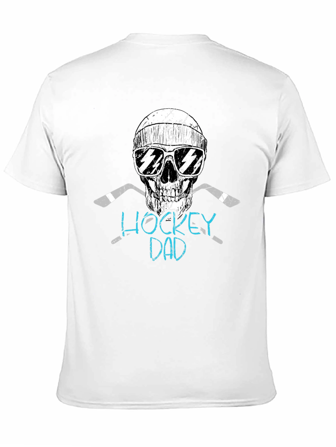 Hockey Dad Skull Graphic Tee