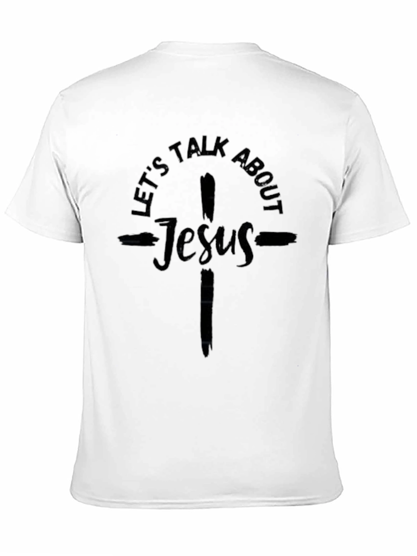 Lets Talk About Jesus Black Graphic Tee