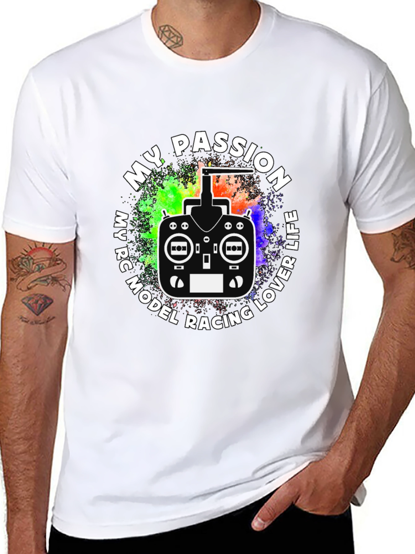 My Passion RC Model Racing Lover Life Black T-Shirt