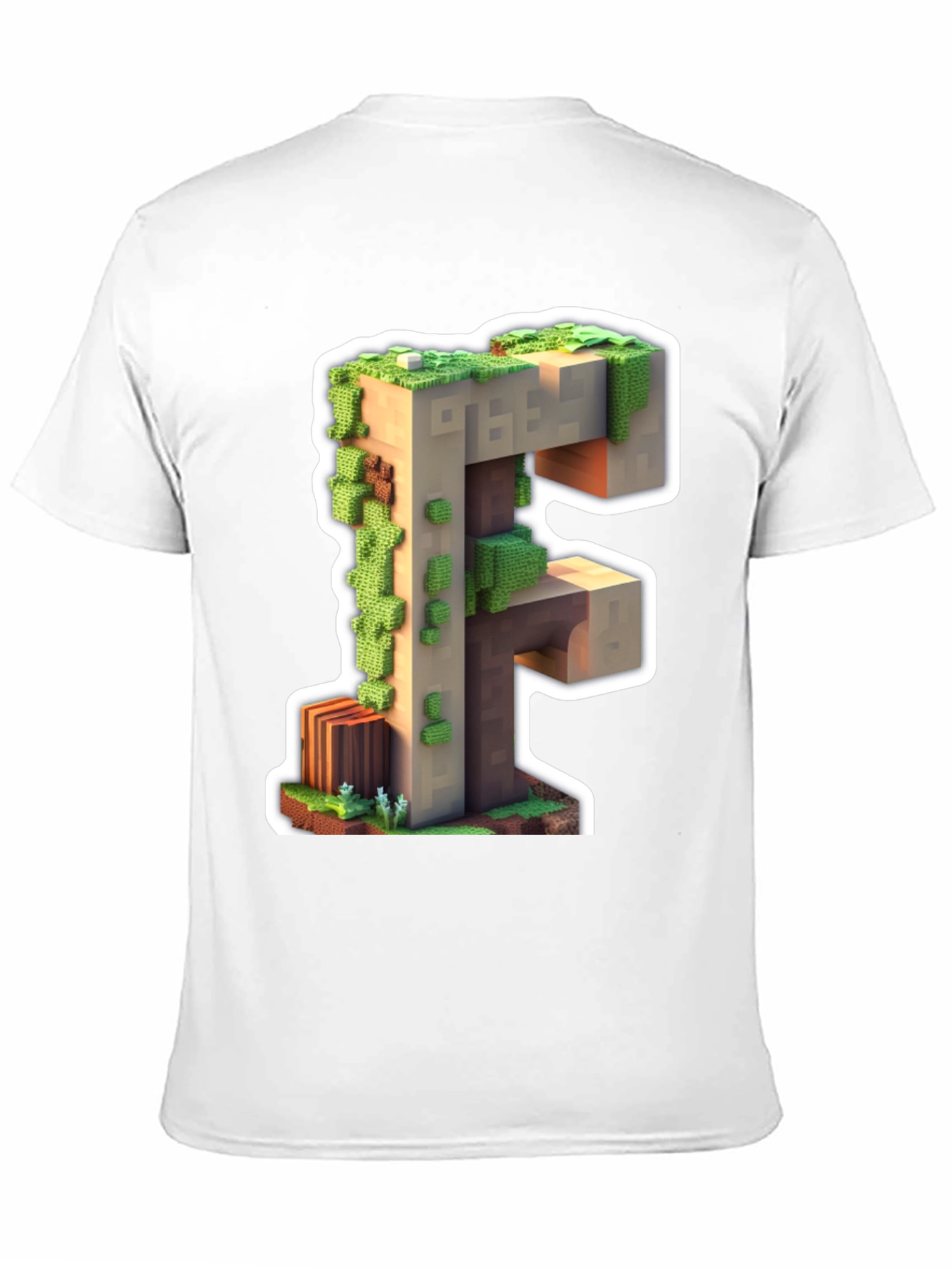 Minecraft F Letter T-Shirt