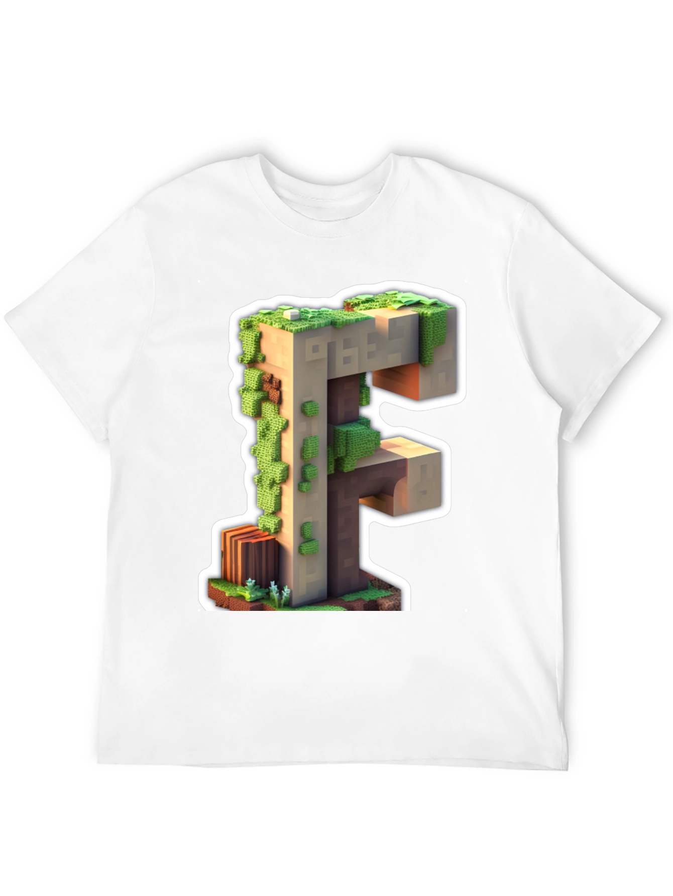 Minecraft F Letter T-Shirt