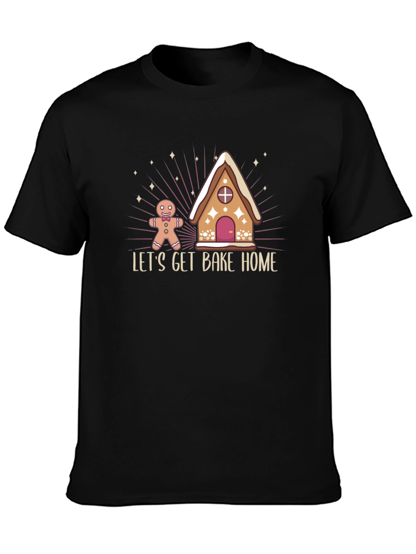 Lets Get Bake Home Christmas Graphic T-Shirt