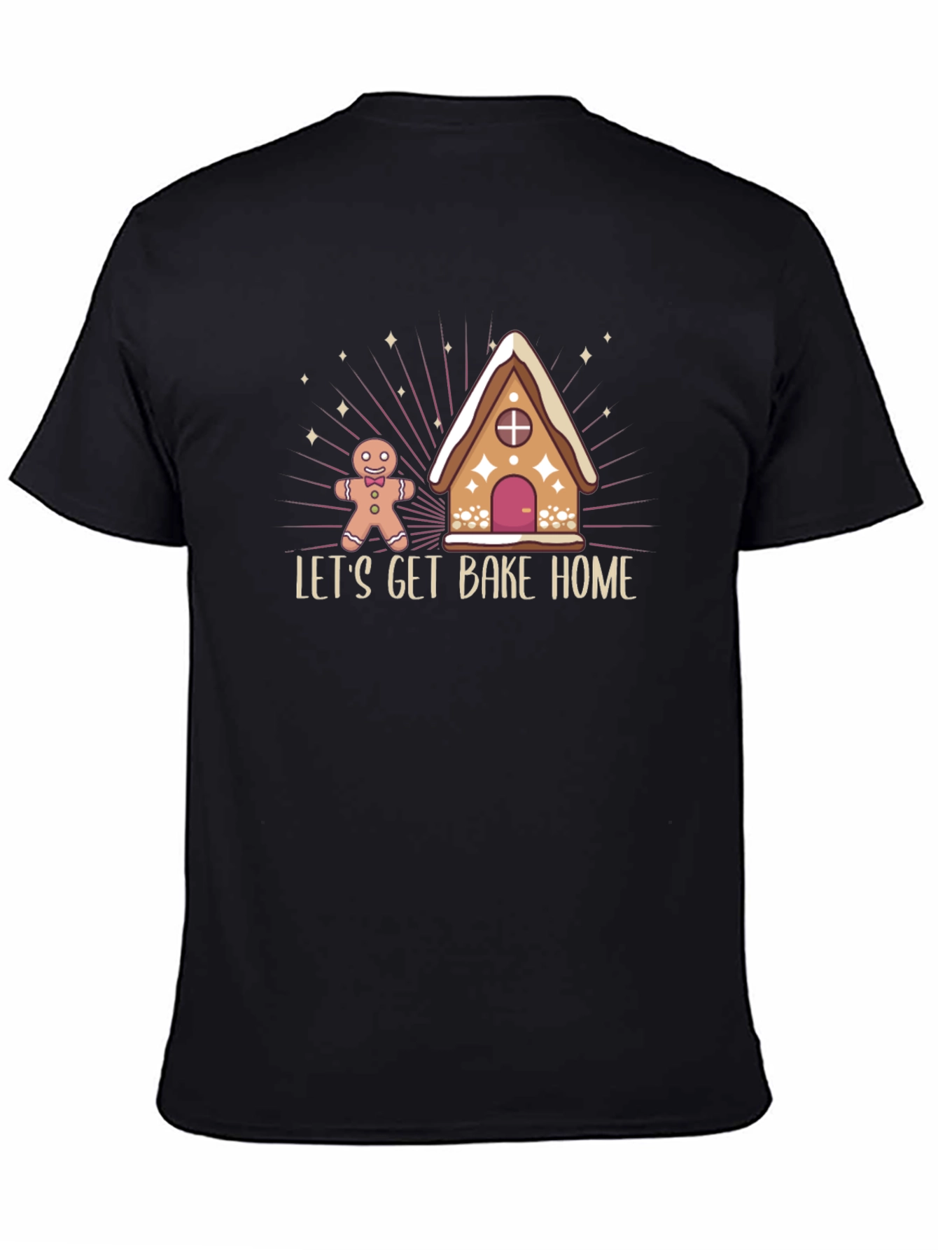 Lets Get Bake Home Christmas Graphic T-Shirt