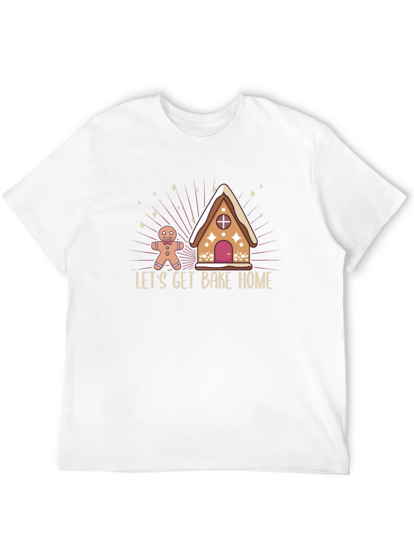 Lets Get Bake Home Christmas Graphic T-Shirt