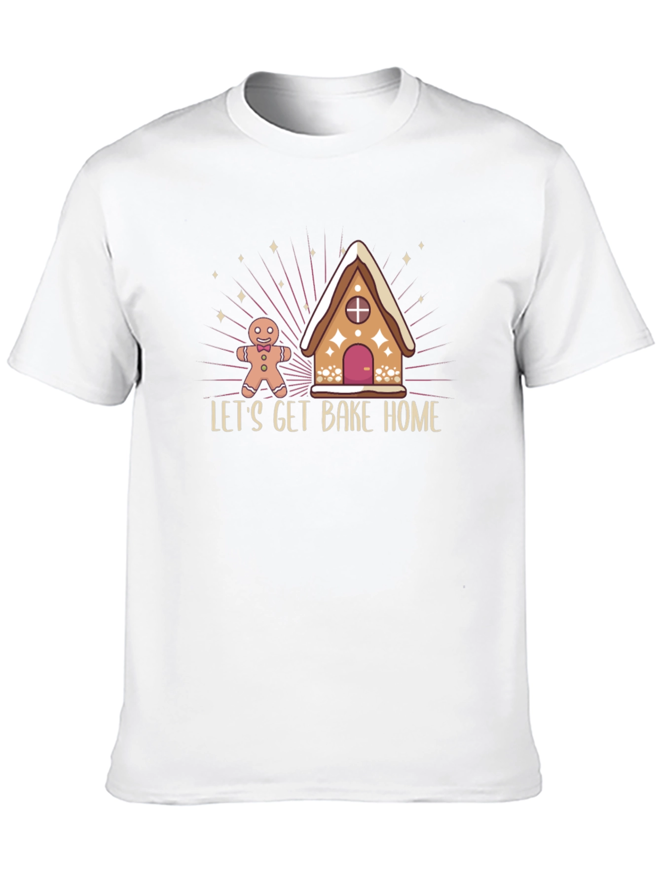 Lets Get Bake Home Christmas Graphic T-Shirt