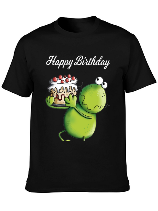 Happy Birthday Frog T-Shirt - Unique Graphic Tee