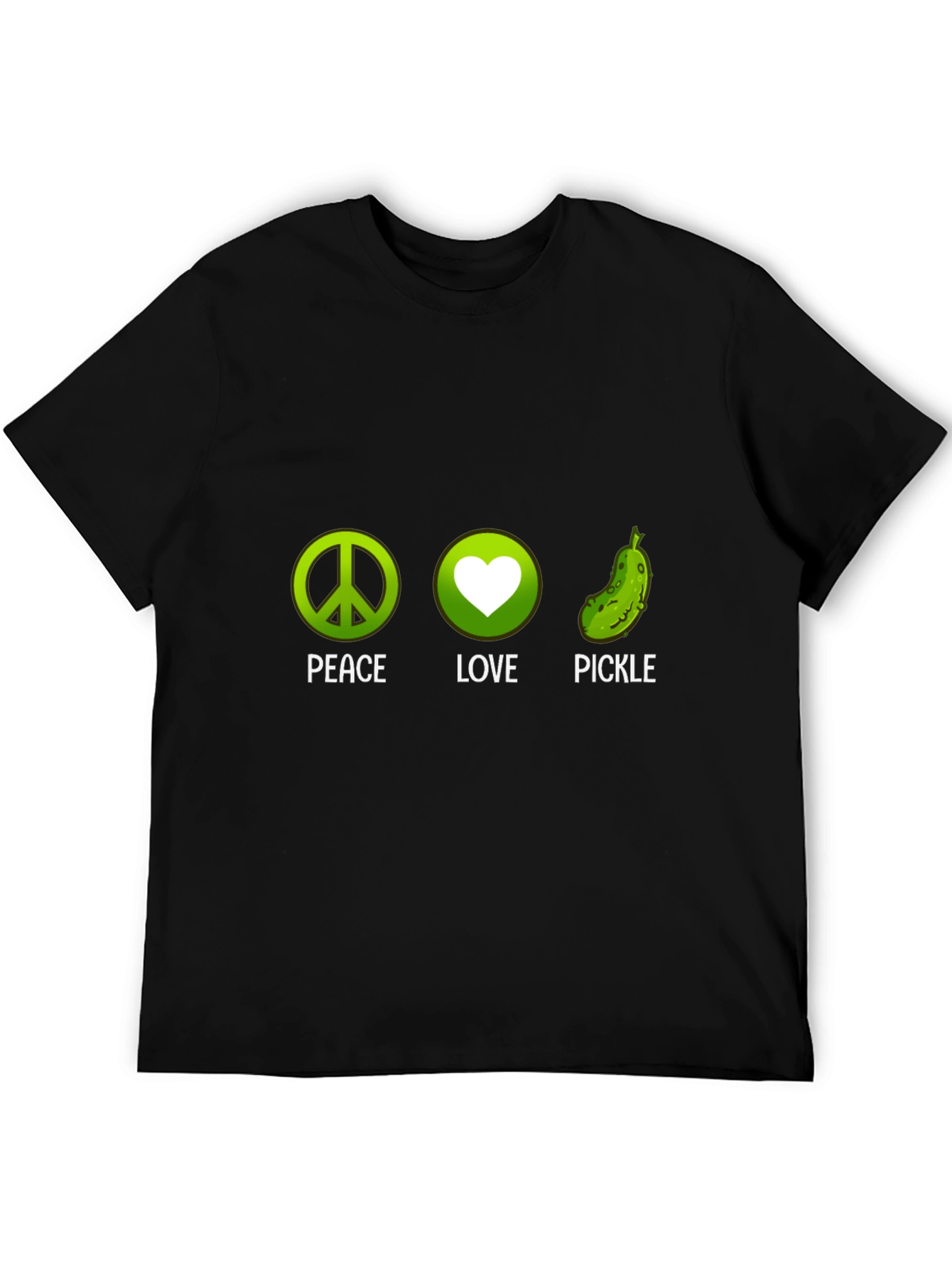 Peace Love Pickle Graphic T-Shirt