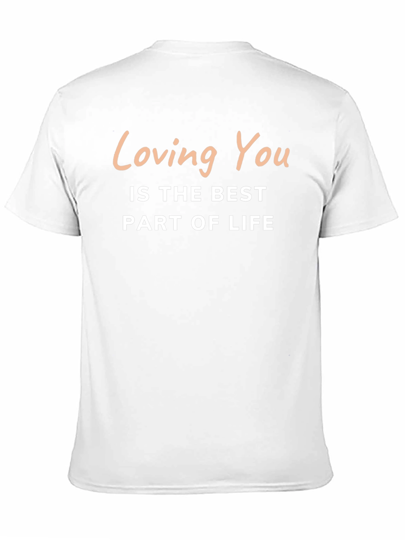 Loving You T-Shirt - Black Crew Neck Tee
