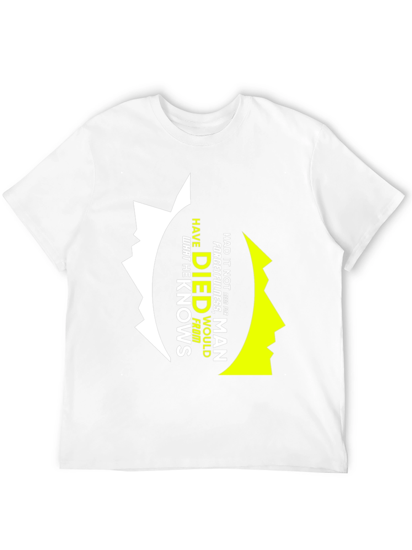 Mens Graphic T-Shirt - Forgetfulness Design