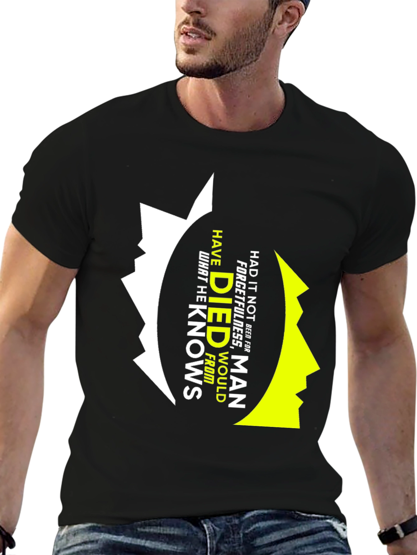Mens Graphic T-Shirt - Forgetfulness Design