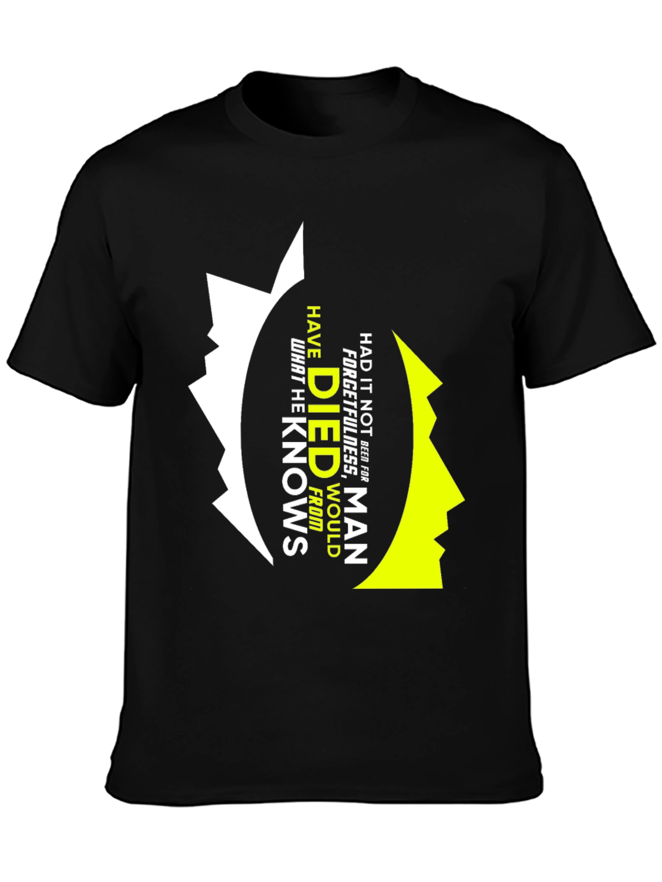 Mens Graphic T-Shirt - Forgetfulness Design
