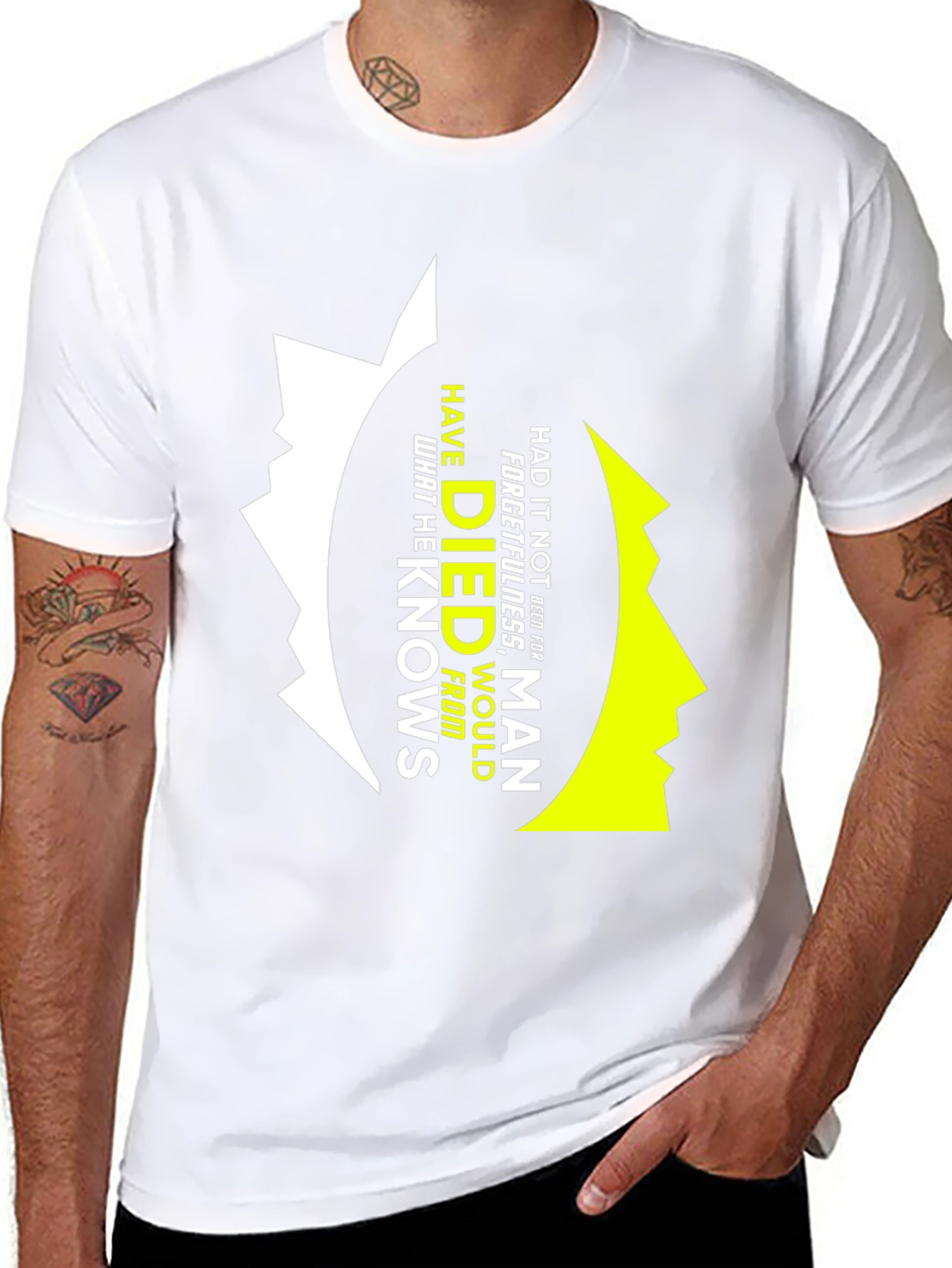 Mens Graphic T-Shirt - Forgetfulness Design