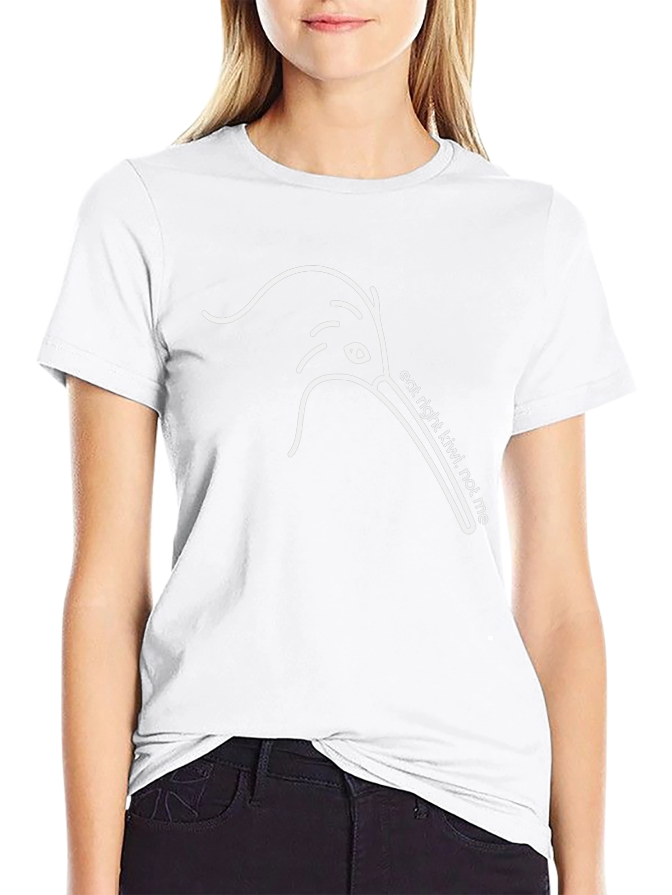 Eat Right Kiwi T-Shirt - Unique Graphic Tee