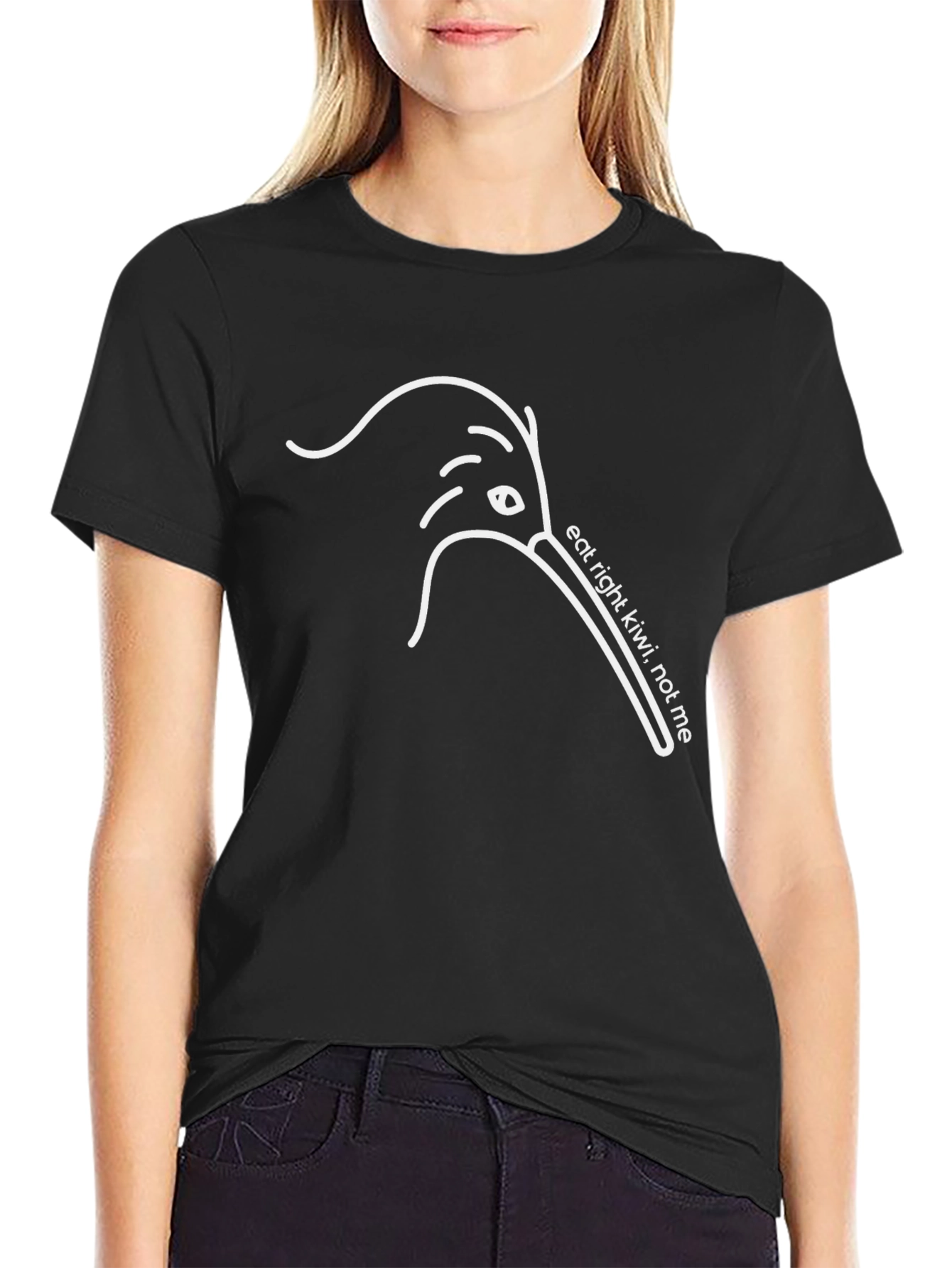 Eat Right Kiwi T-Shirt - Unique Graphic Tee